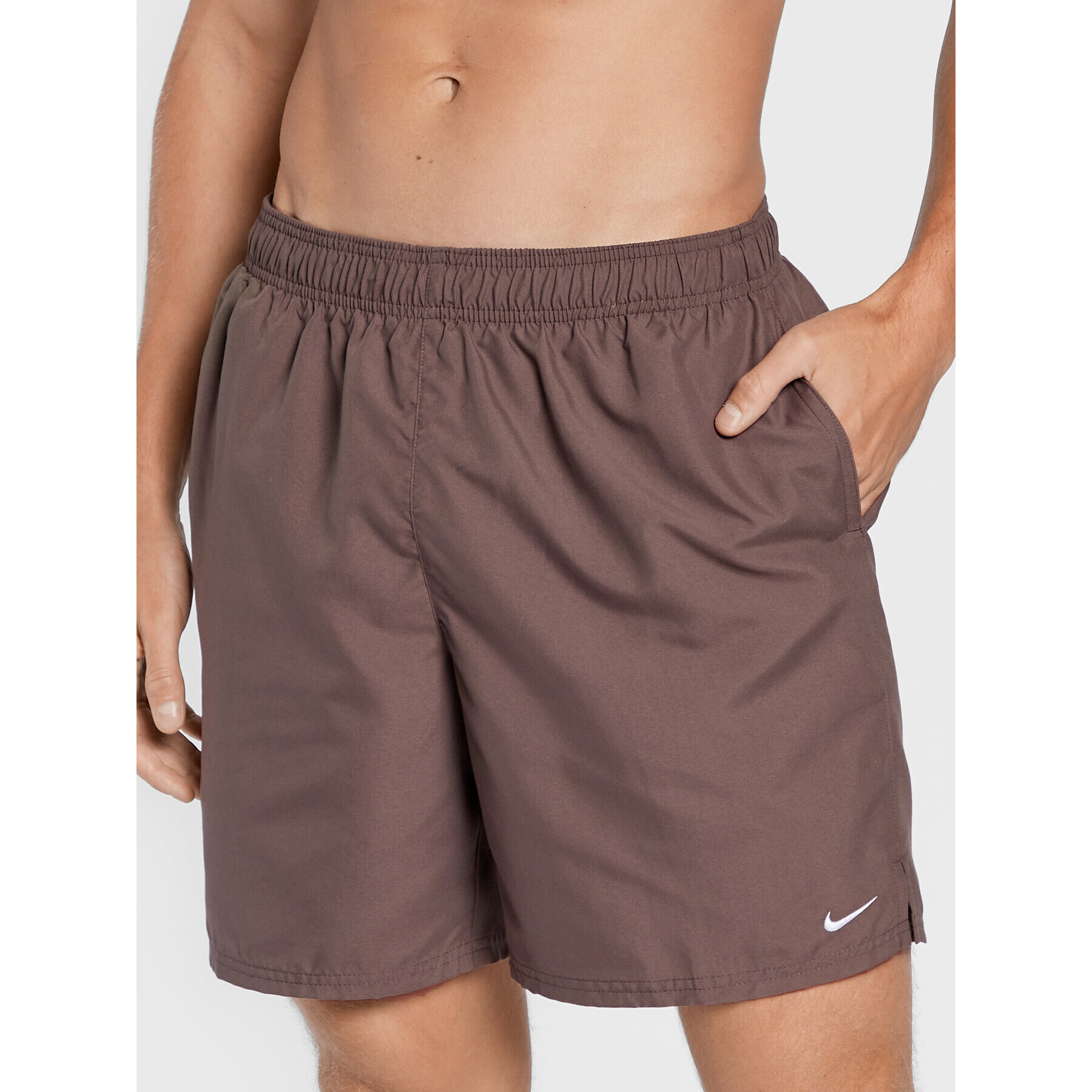 Nike Pantaloni scurți pentru înot Essential Volley NESSA559 Maro Regular Fit - Pled.ro