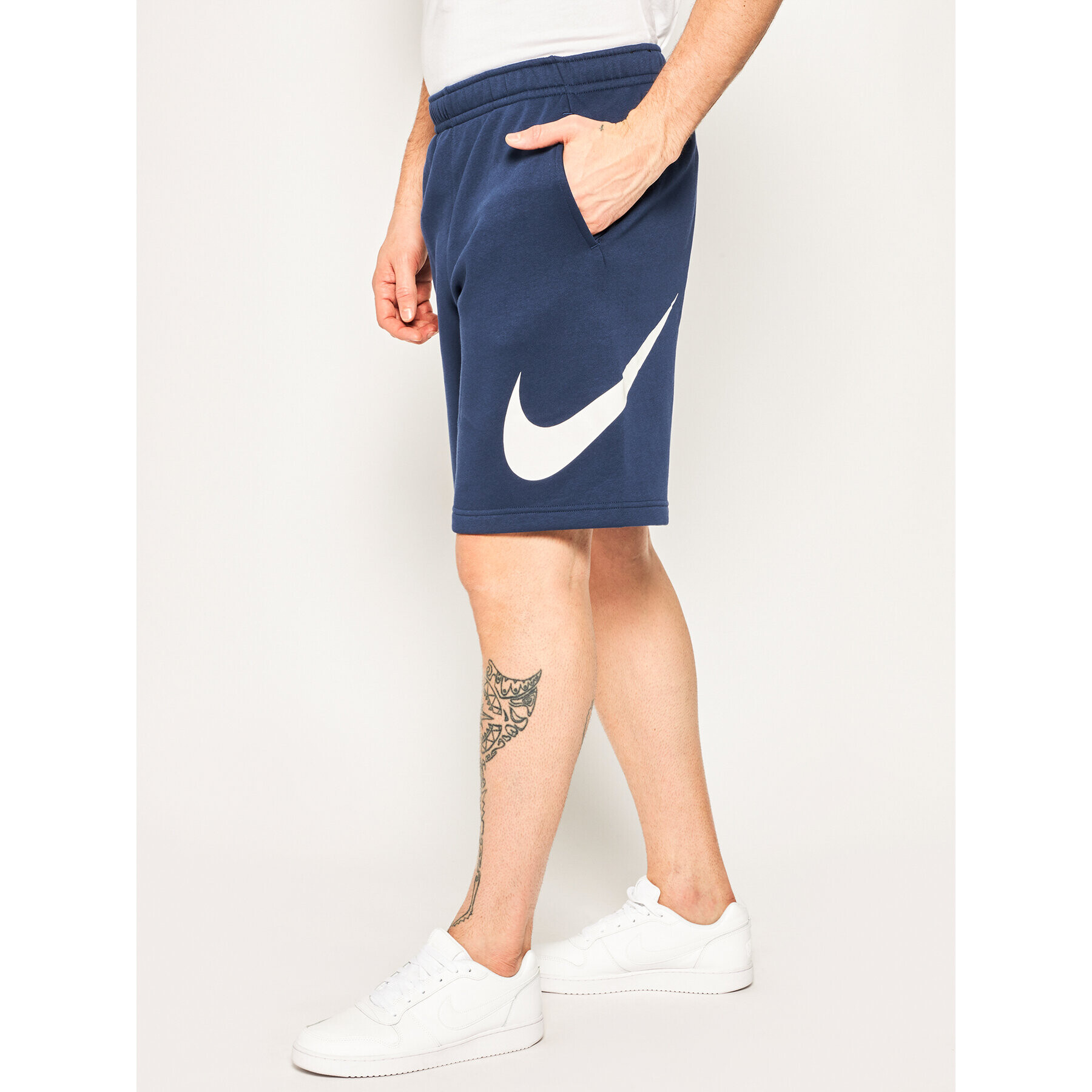 Nike Pantaloni scurți sport Club Short Bb BV2721 Bleumarin Regular Fit - Pled.ro