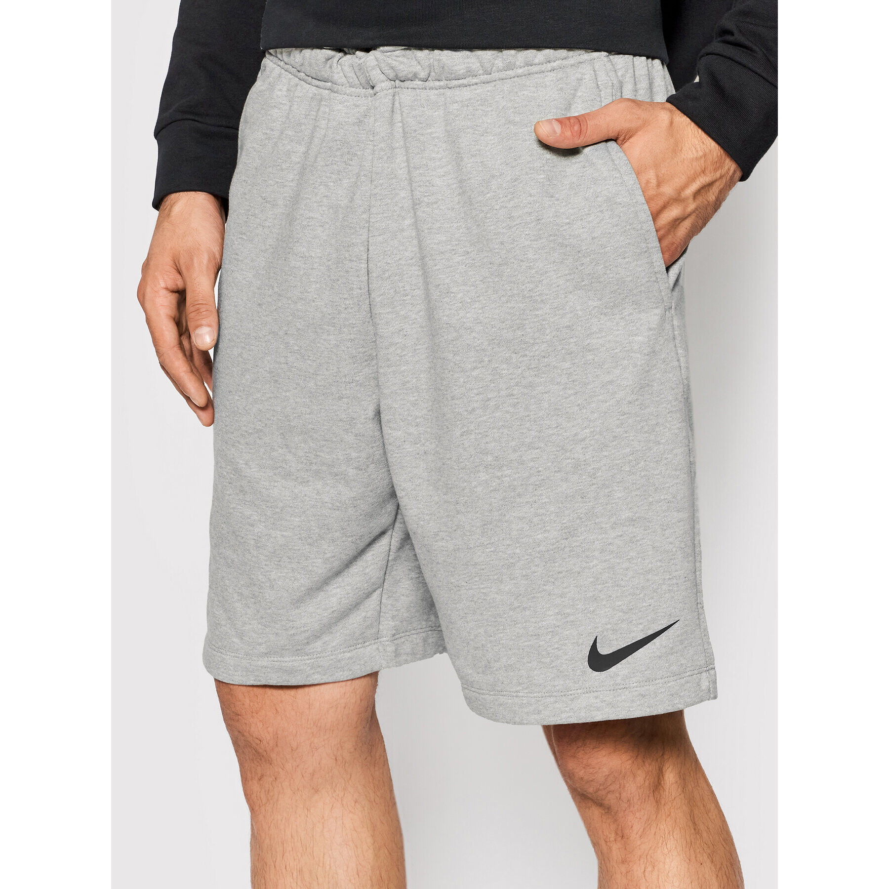 Nike Pantaloni scurți sport Dri-FIT DA5556 Gri Standard Fit - Pled.ro