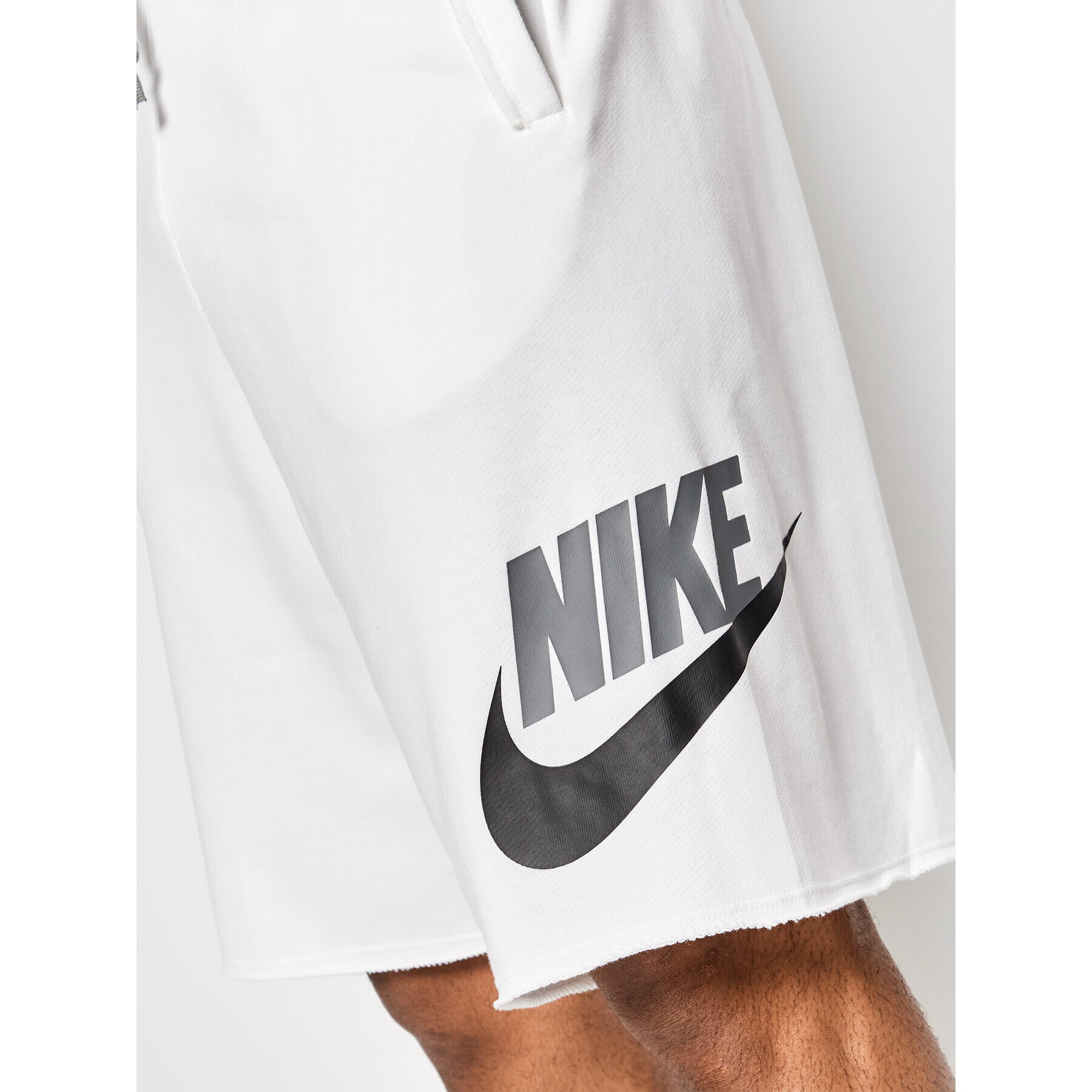 Nike Pantaloni scurți sport Sport Essentials DM6817 Alb Loose Fit - Pled.ro