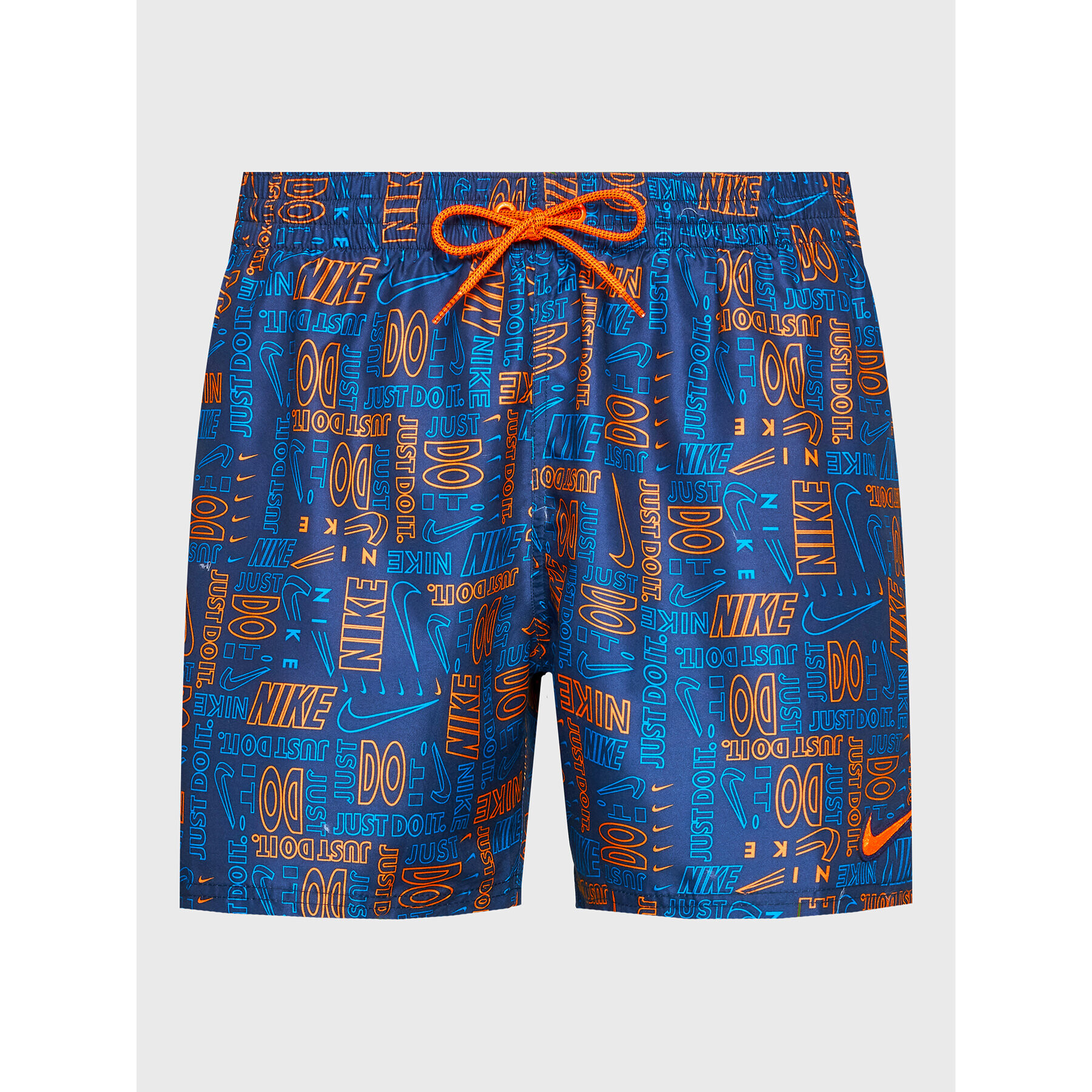 Nike Pantaloni scurți pentru înot Logo Mashup 5 Volley NESSC482 Bleumarin Regular Fit - Pled.ro