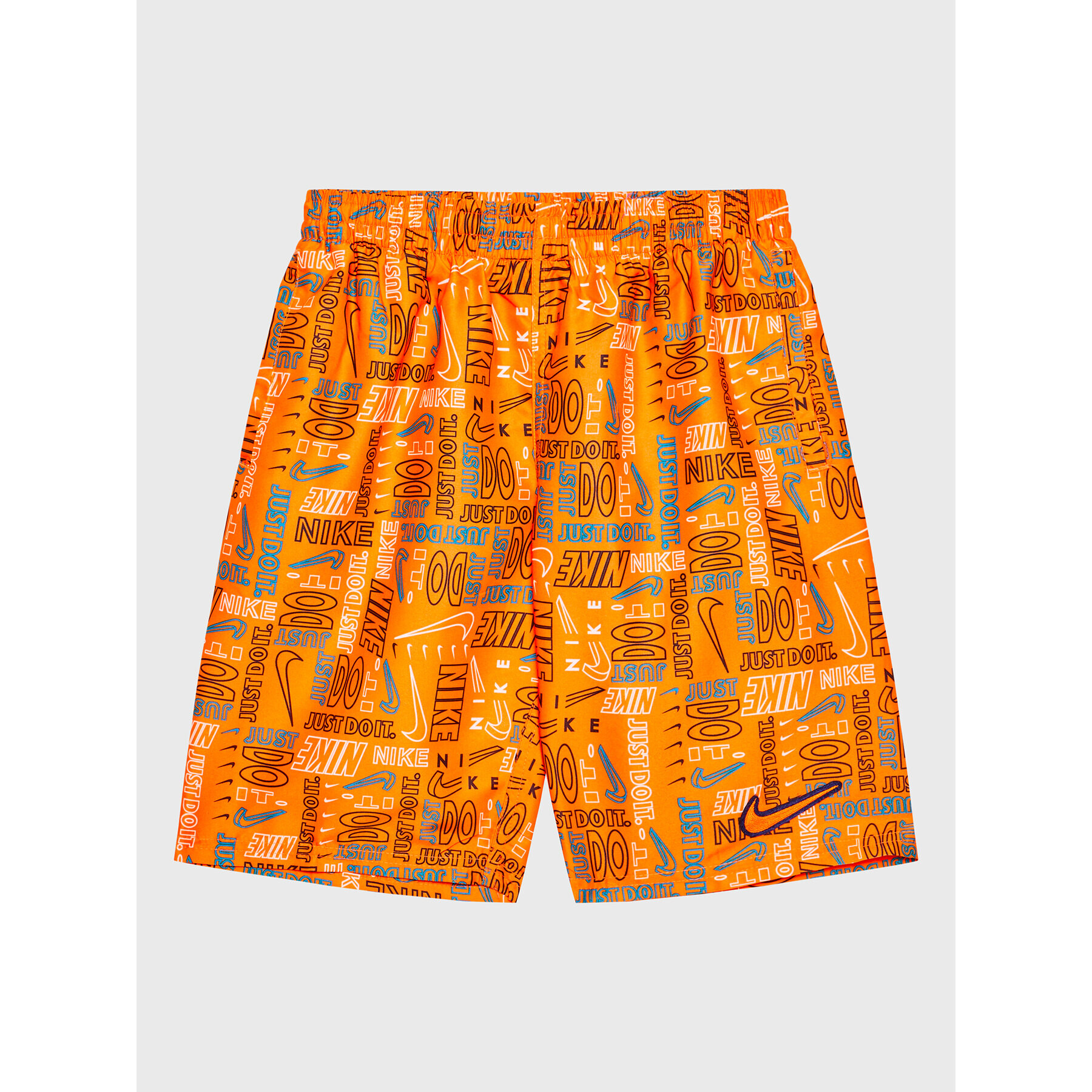 Nike Pantaloni scurți pentru înot Logo Mashup NESSC791 Portocaliu Regular Fit - Pled.ro