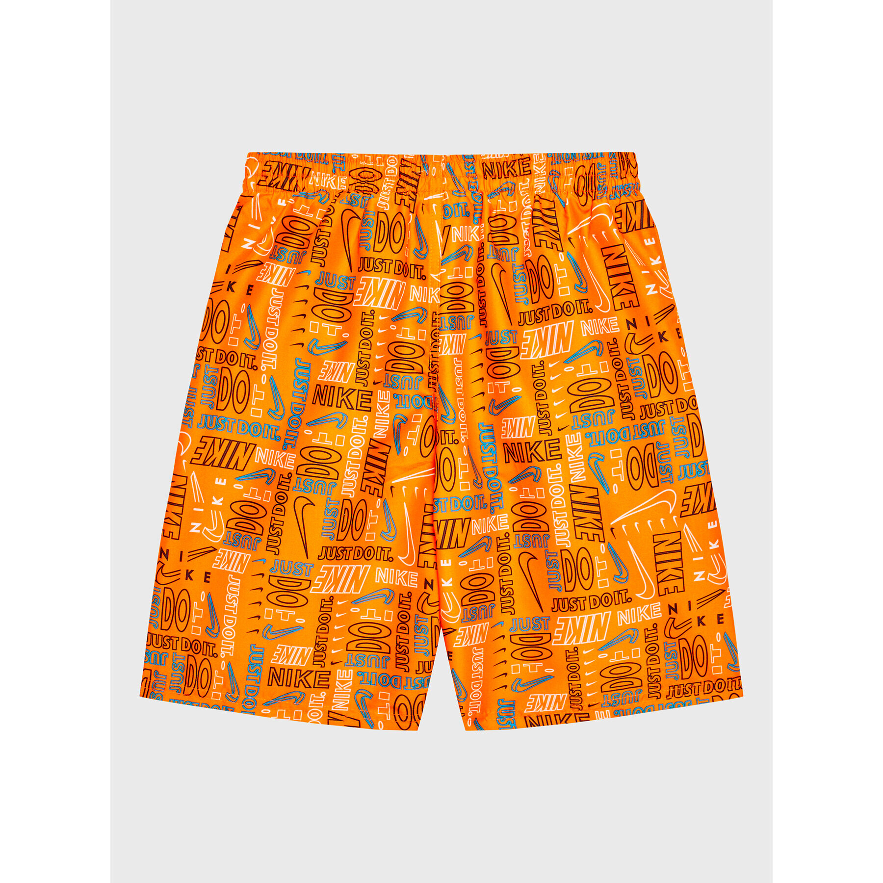 Nike Pantaloni scurți pentru înot Logo Mashup NESSC791 Portocaliu Regular Fit - Pled.ro