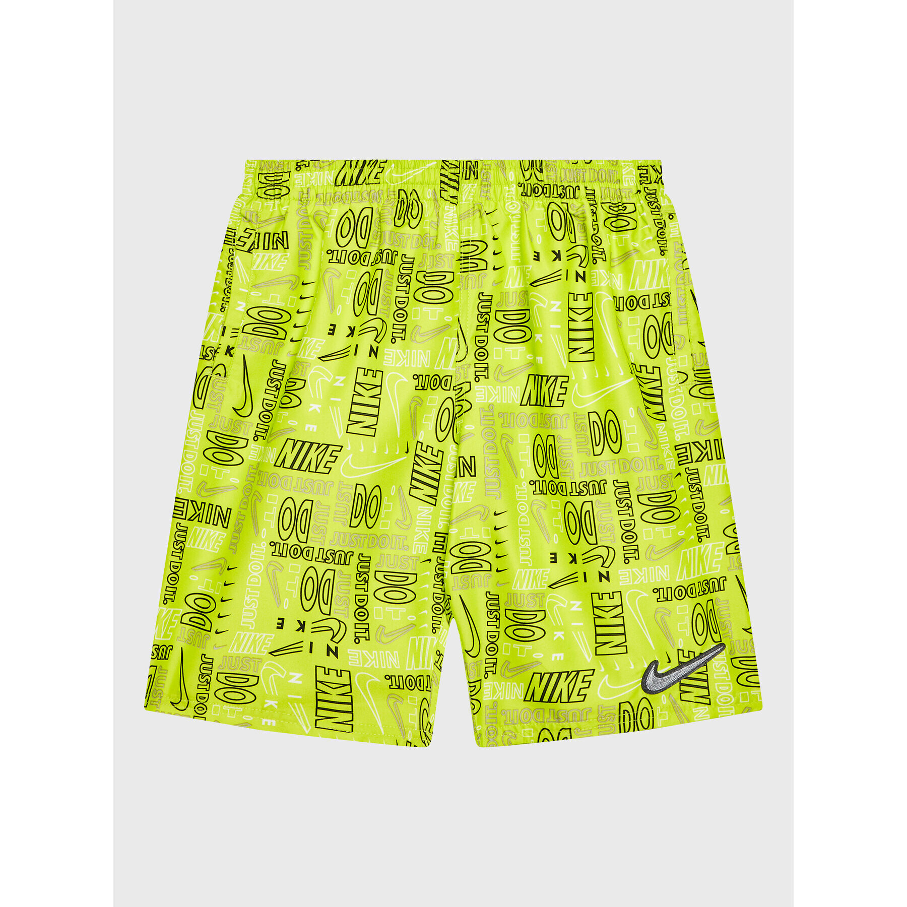 Nike Pantaloni scurți pentru înot Logo Mashup NESSC791 Verde Regular Fit - Pled.ro