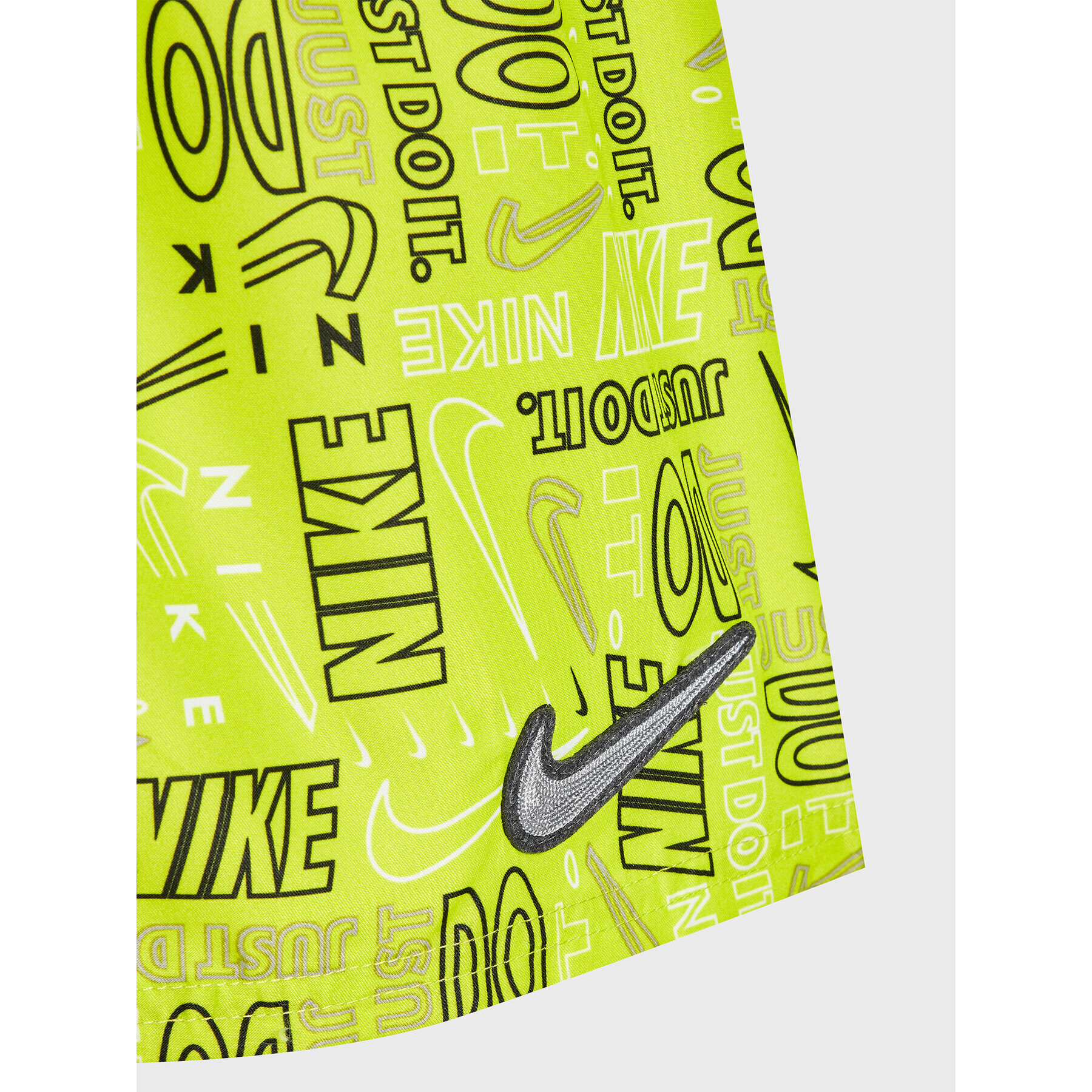 Nike Pantaloni scurți pentru înot Logo Mashup NESSC791 Verde Regular Fit - Pled.ro