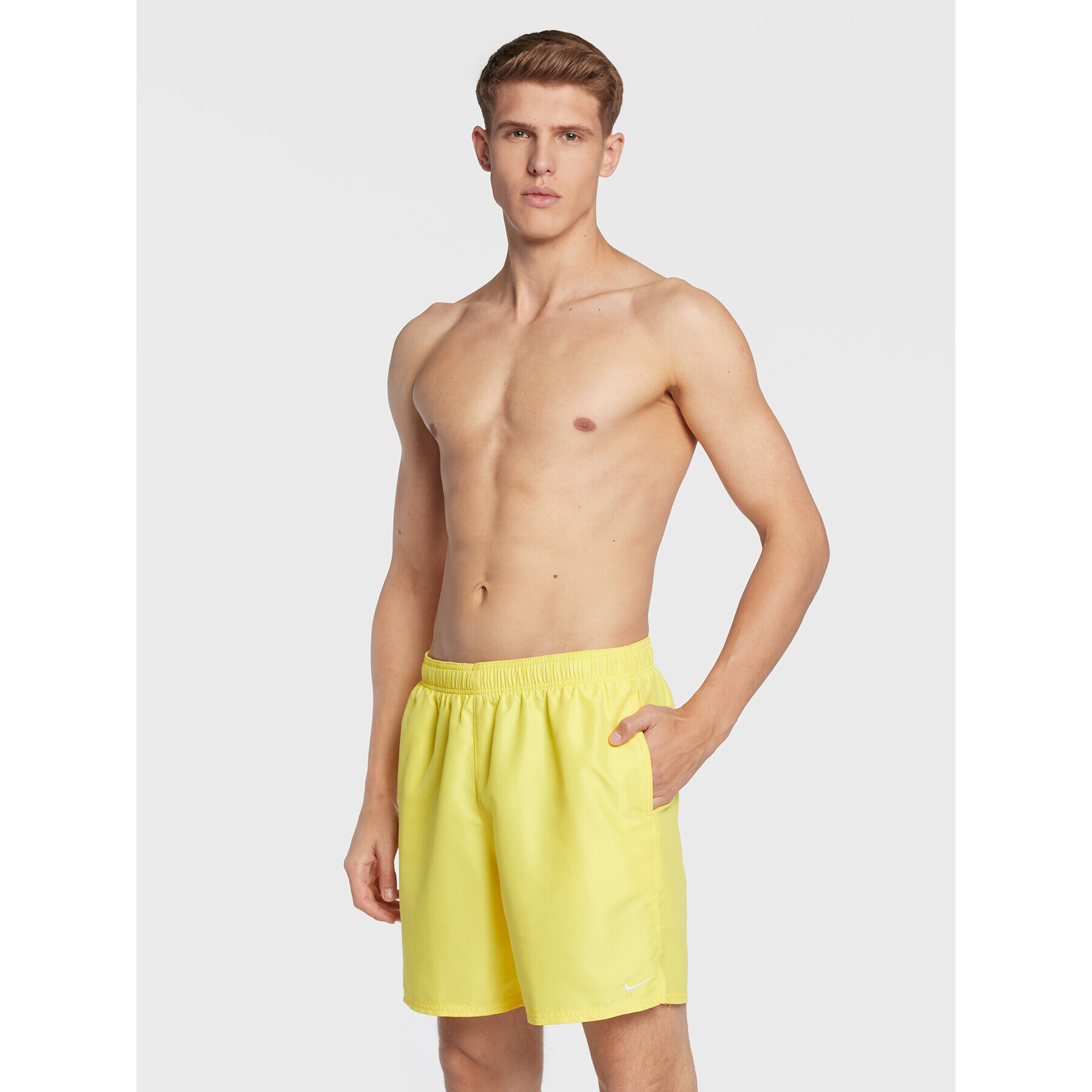 Nike Pantaloni scurți pentru înot Volley NESSA559 Galben Regular Fit - Pled.ro