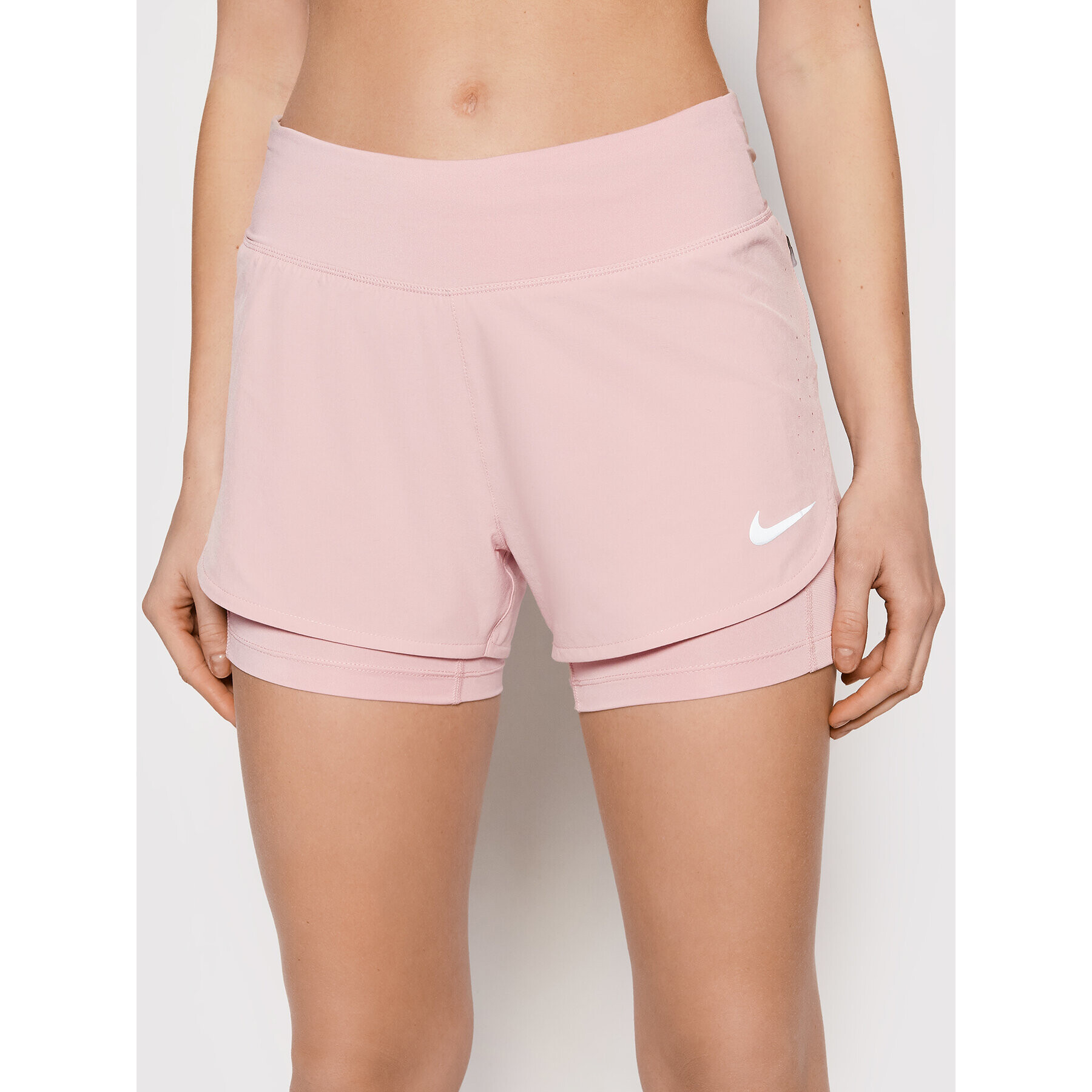 Nike Pantaloni scurți sport Eclipse CZ9570 Roz Regular Fit - Pled.ro