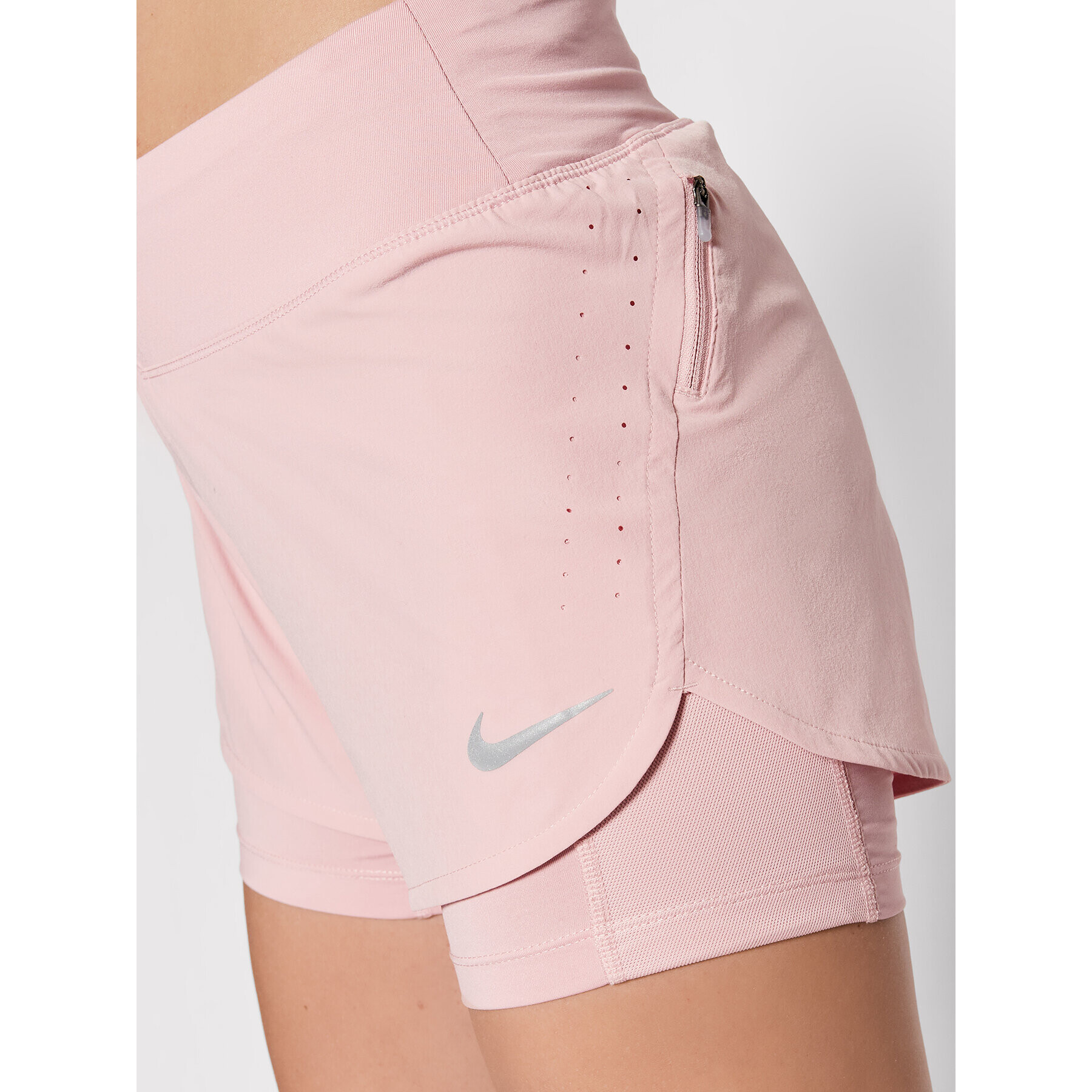 Nike Pantaloni scurți sport Eclipse CZ9570 Roz Regular Fit - Pled.ro