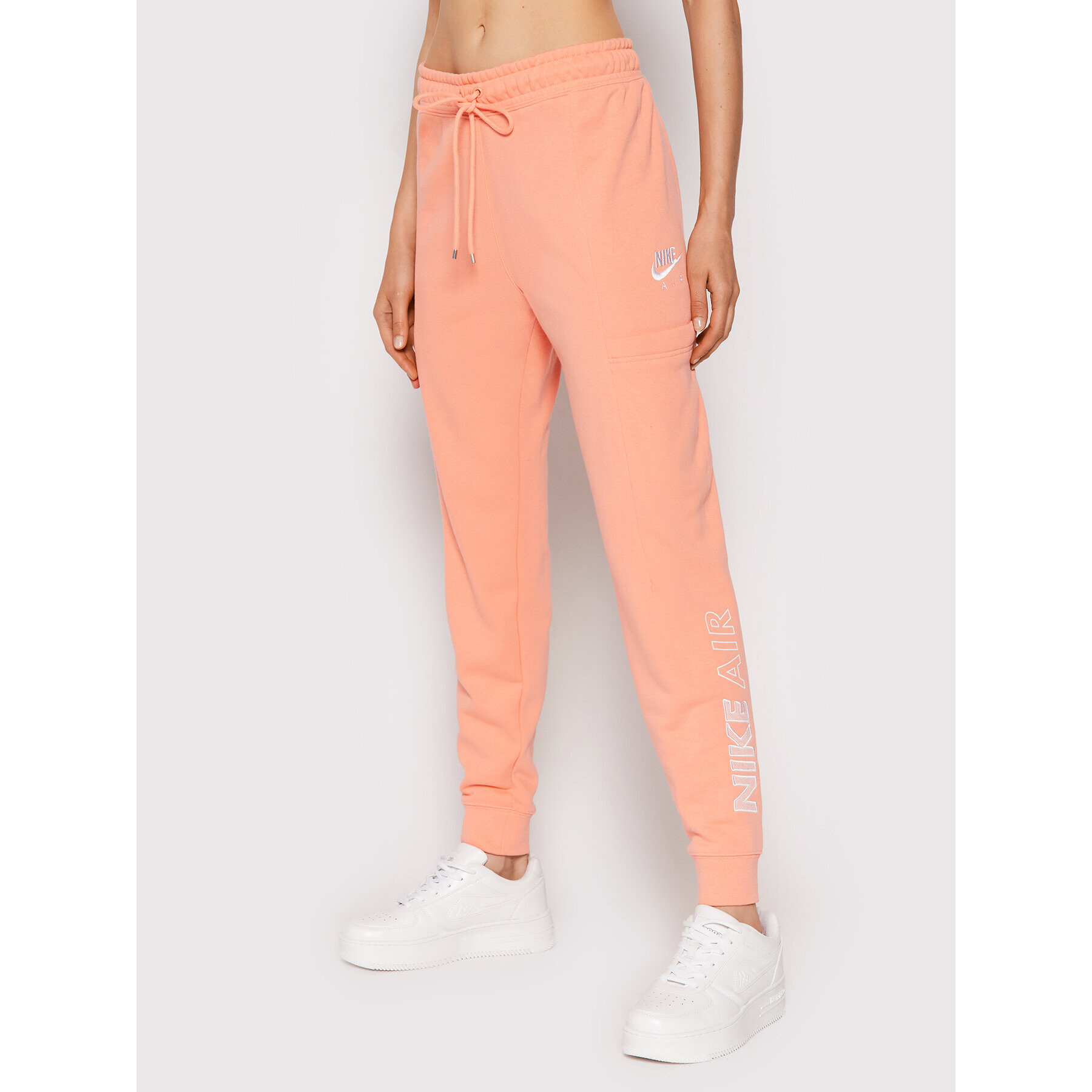 Nike Pantaloni trening Fleece CZ8626 Portocaliu Regular Fit - Pled.ro