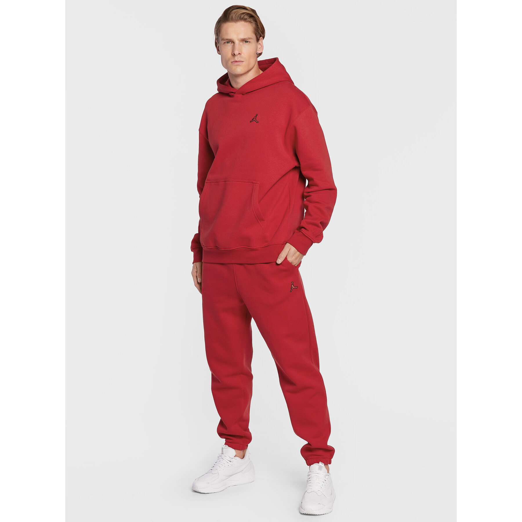 Nike Pantaloni trening Jordan Essentials DA9820 Roșu Standard Fit - Pled.ro