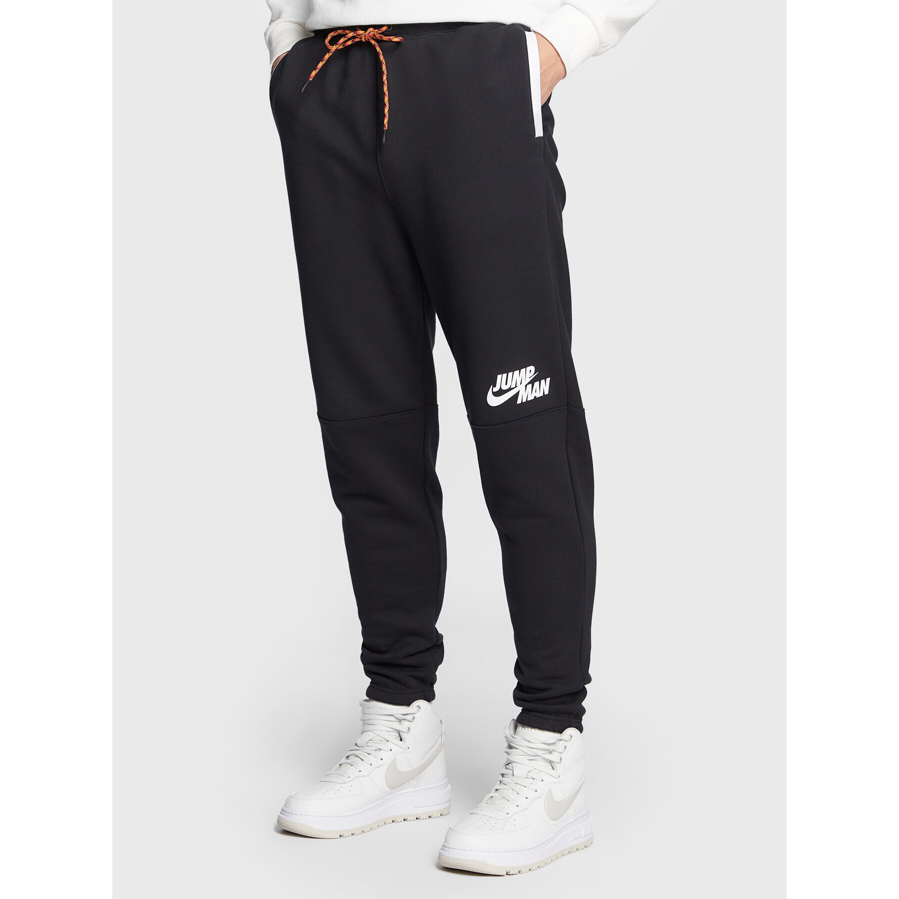 Nike Pantaloni trening Jumpman DJ0260 Negru Relaxed Fit - Pled.ro