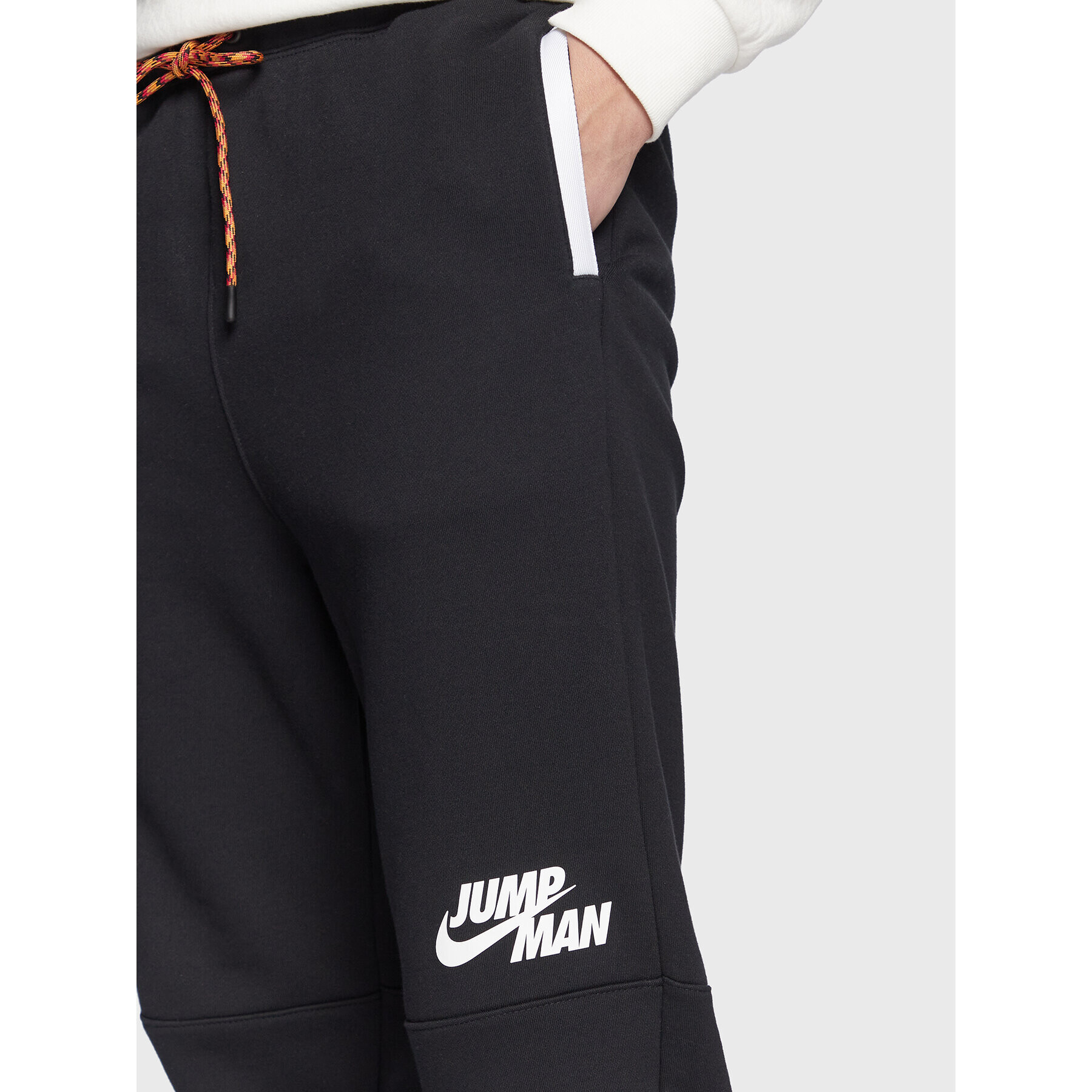 Nike Pantaloni trening Jumpman DJ0260 Negru Relaxed Fit - Pled.ro