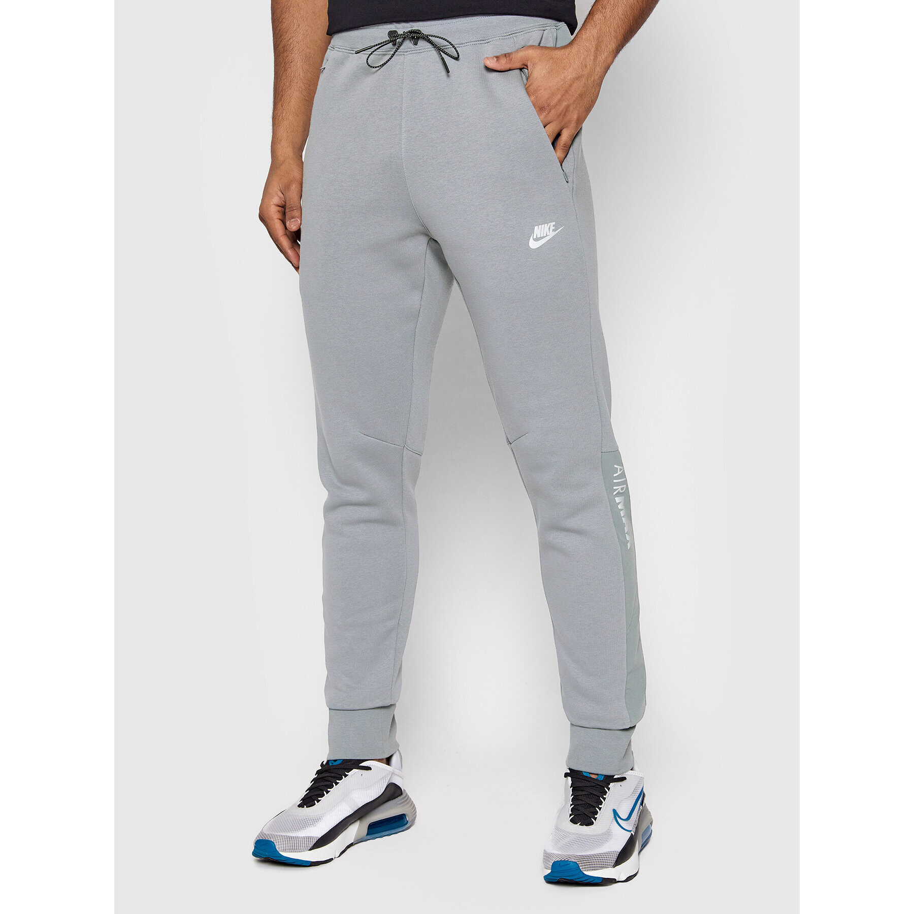 Nike Pantaloni trening Sportswear Air Max DJ5081 Gri Regular Fit - Pled.ro