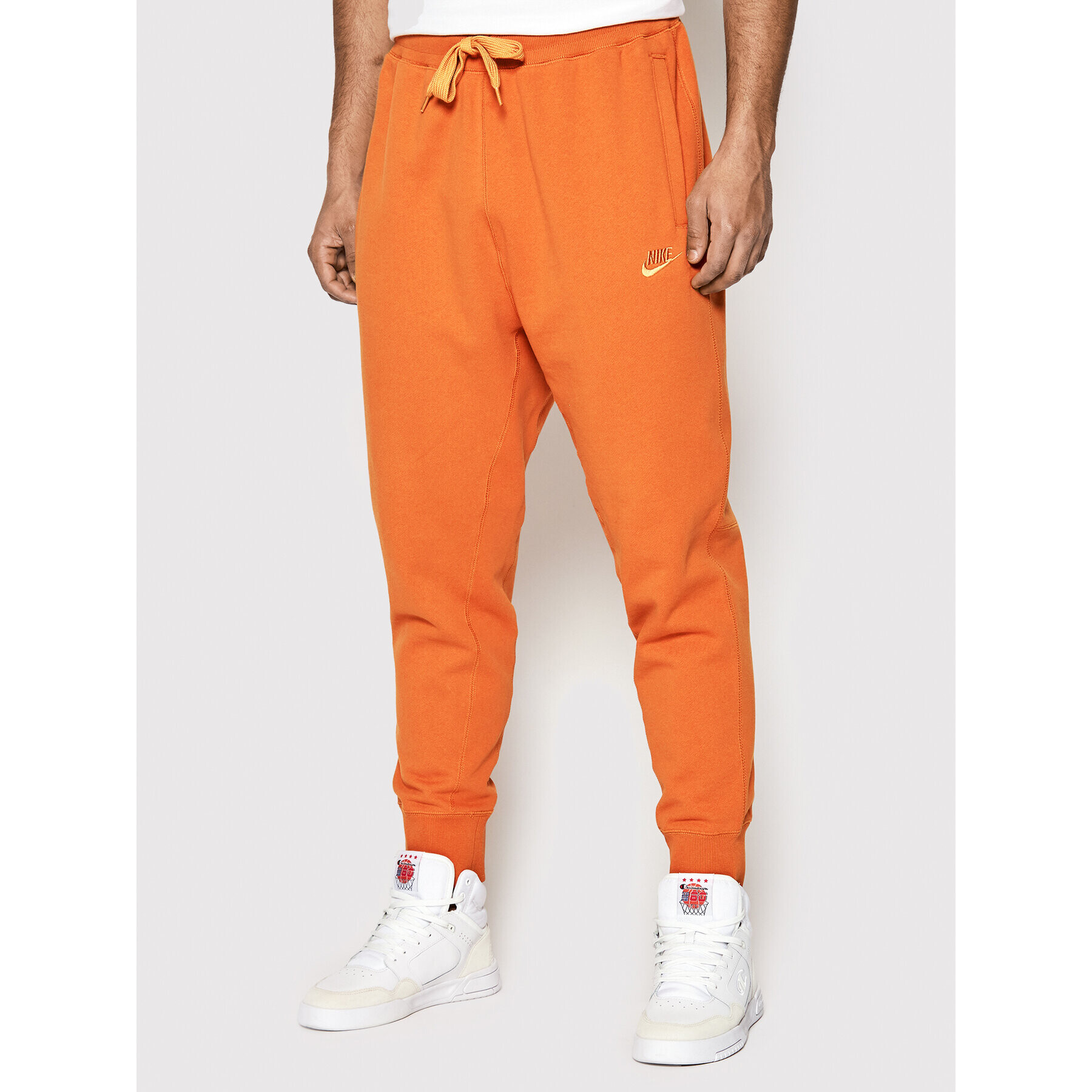 Nike Pantaloni trening Sportswear DA0019 Portocaliu Regular Fit - Pled.ro