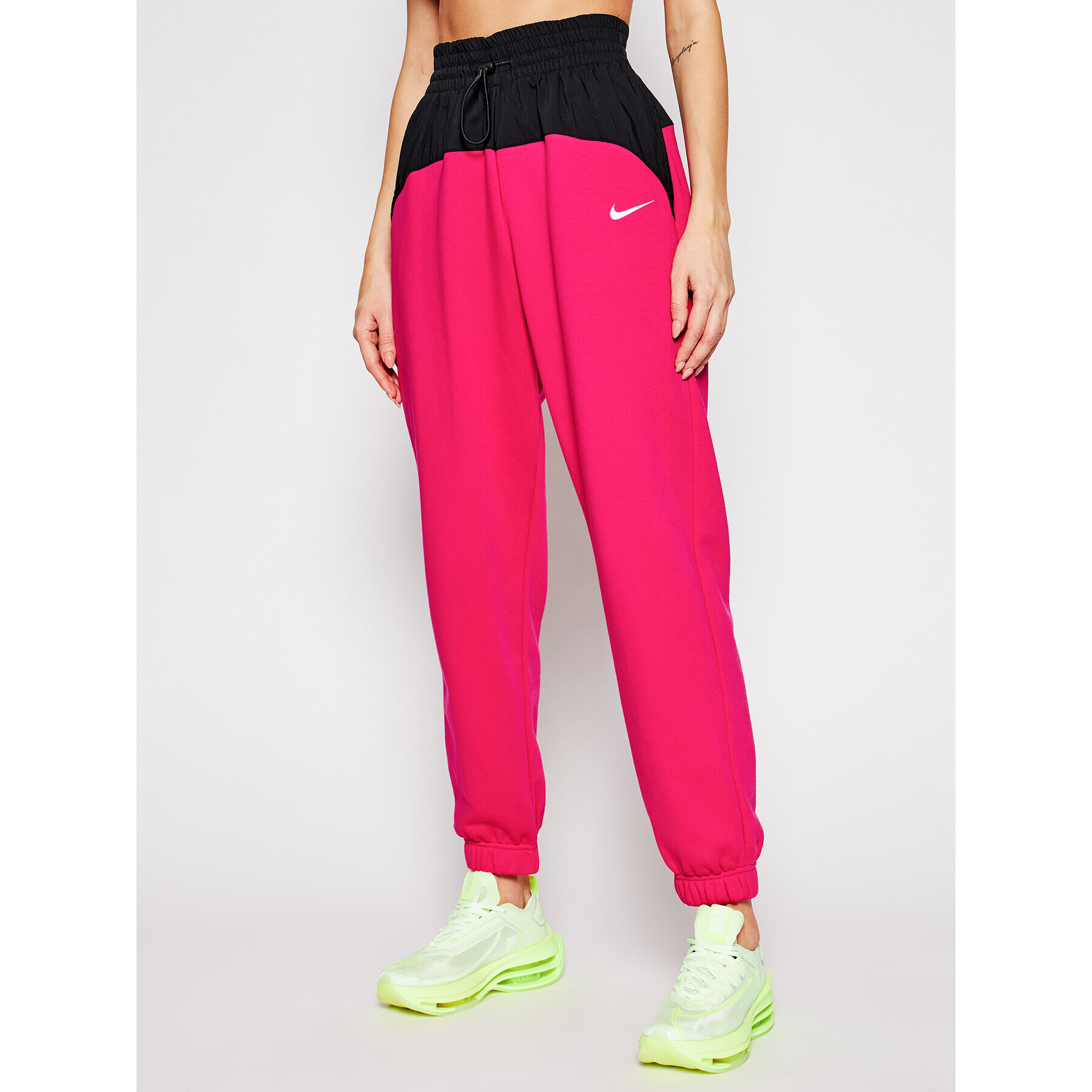 Nike Pantaloni trening Sportswear Icon Clash CZ8172 Roz Oversized Fit - Pled.ro