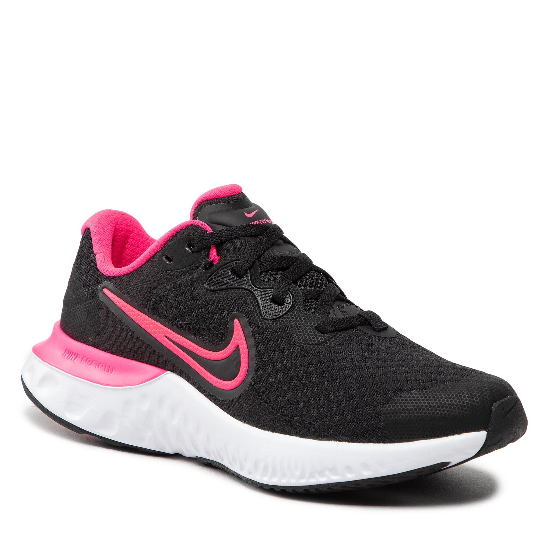 Nike Pantofi Renew Run 2 (GS) CW3259 009 Negru - Pled.ro