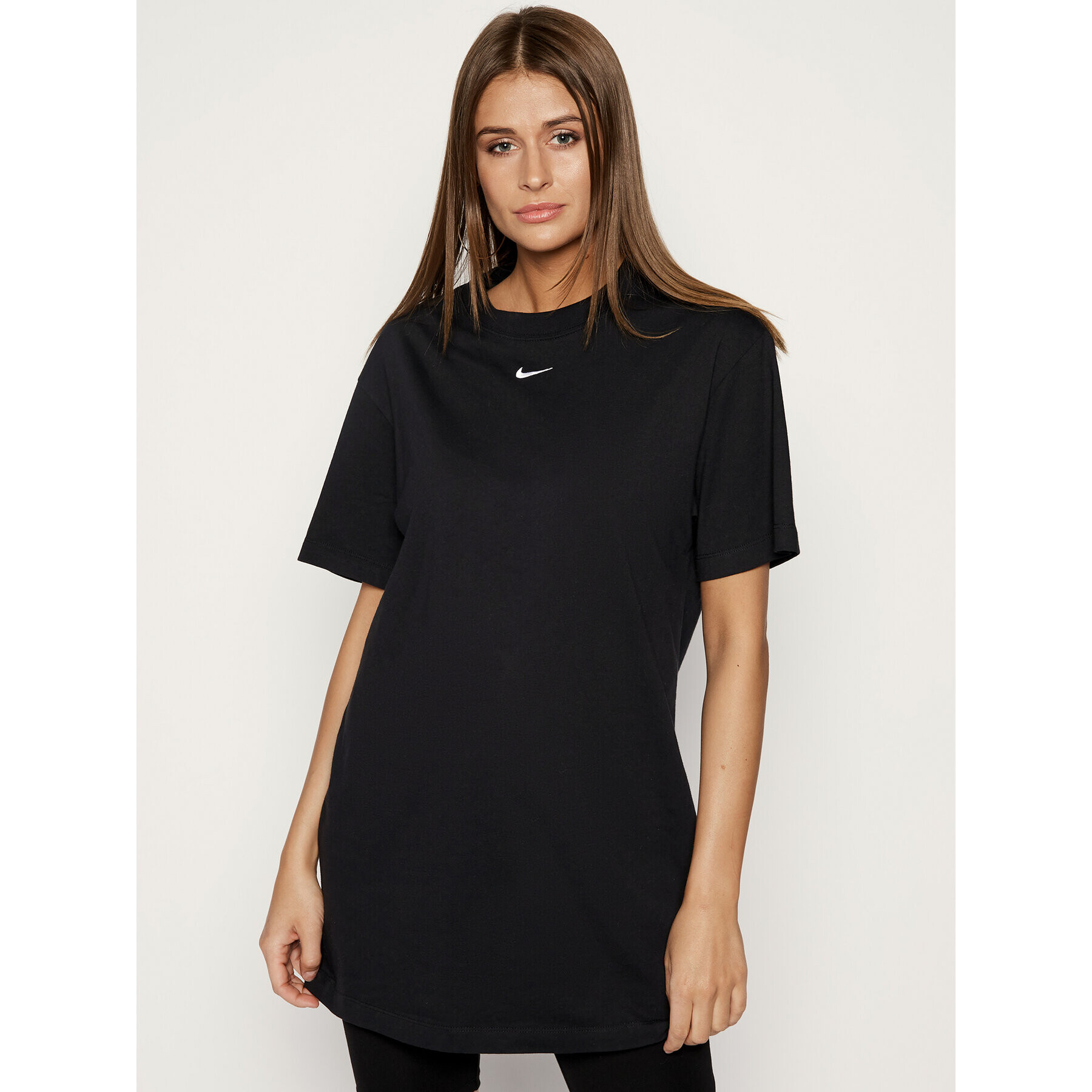 Nike Rochie de zi Essential CJ2242 Negru Loose Fit - Pled.ro