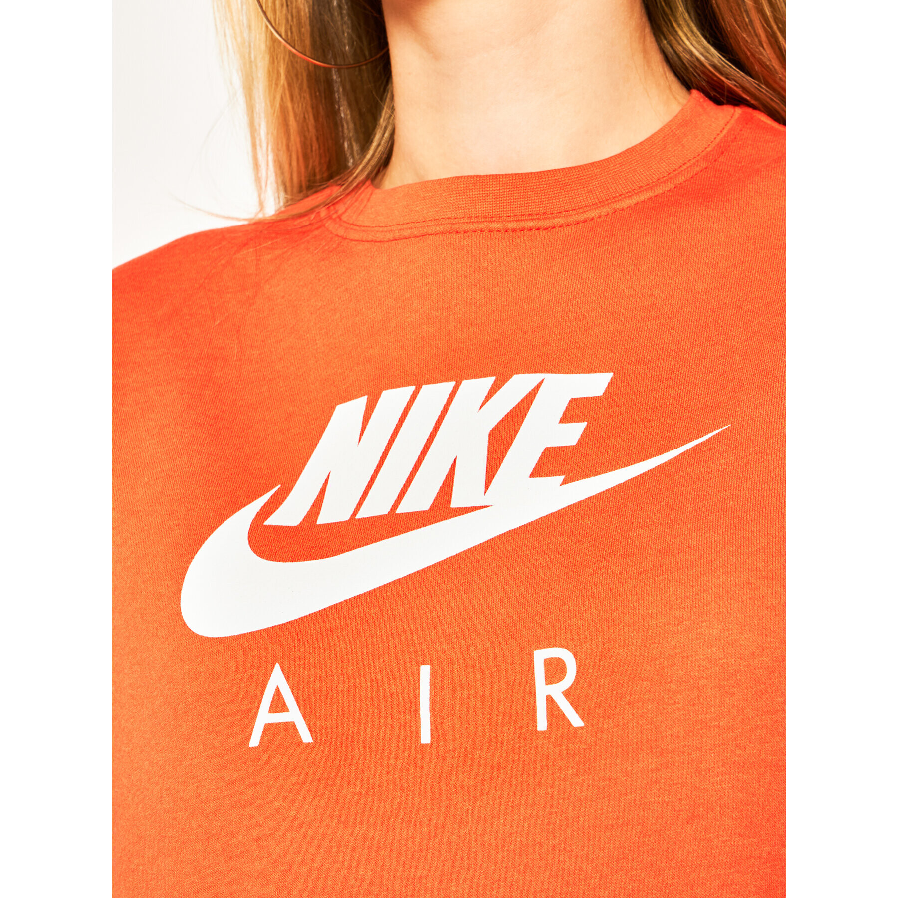 Nike Rochie tricotată Nsw Air BV5134 Portocaliu Loose Fit - Pled.ro