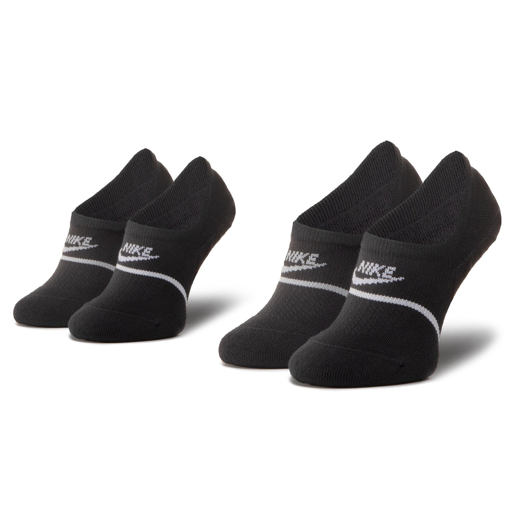 Nike Set 2 perechi de șosete scurte unisex CU0692 010 Negru - Pled.ro