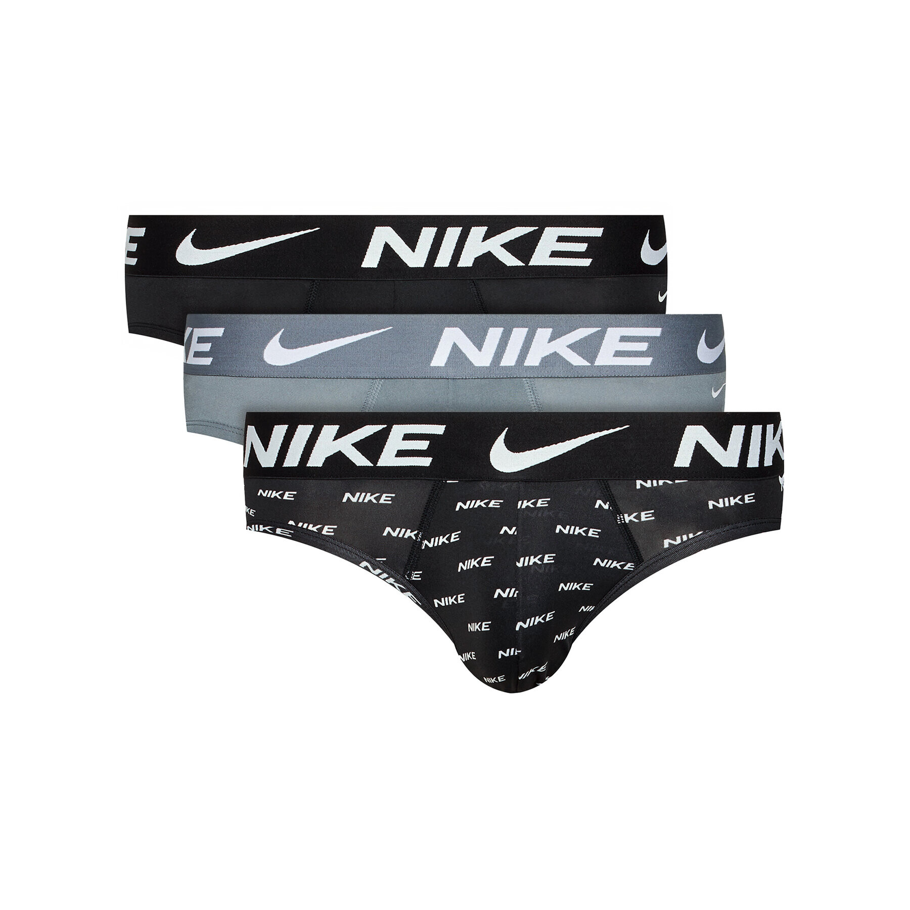 Nike Set 3 perechi de slipuri Essential Micro 0000KE1037 Negru - Pled.ro