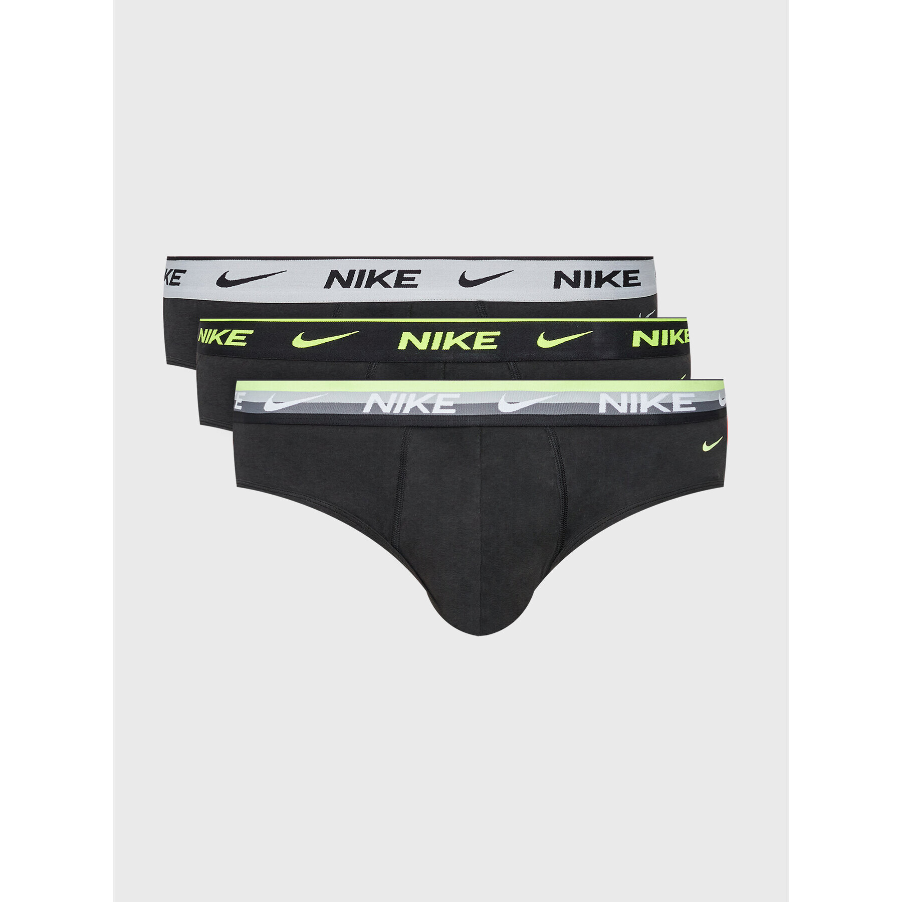 Nike Set 3 perechi de slipuri Everyday 0000KE1006 Negru - Pled.ro