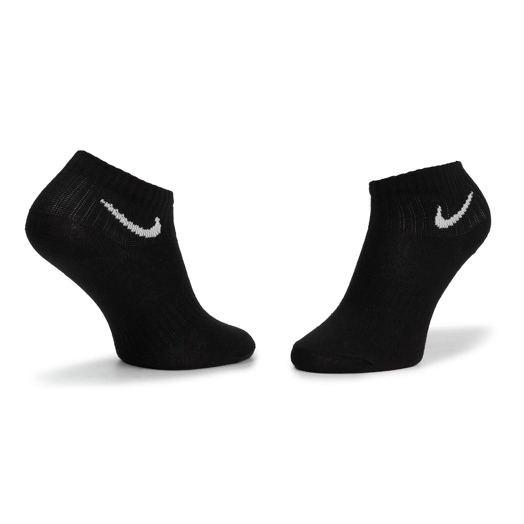 Nike Set de 3 perechi de șosete joase unisex SX7677 010 Negru - Pled.ro