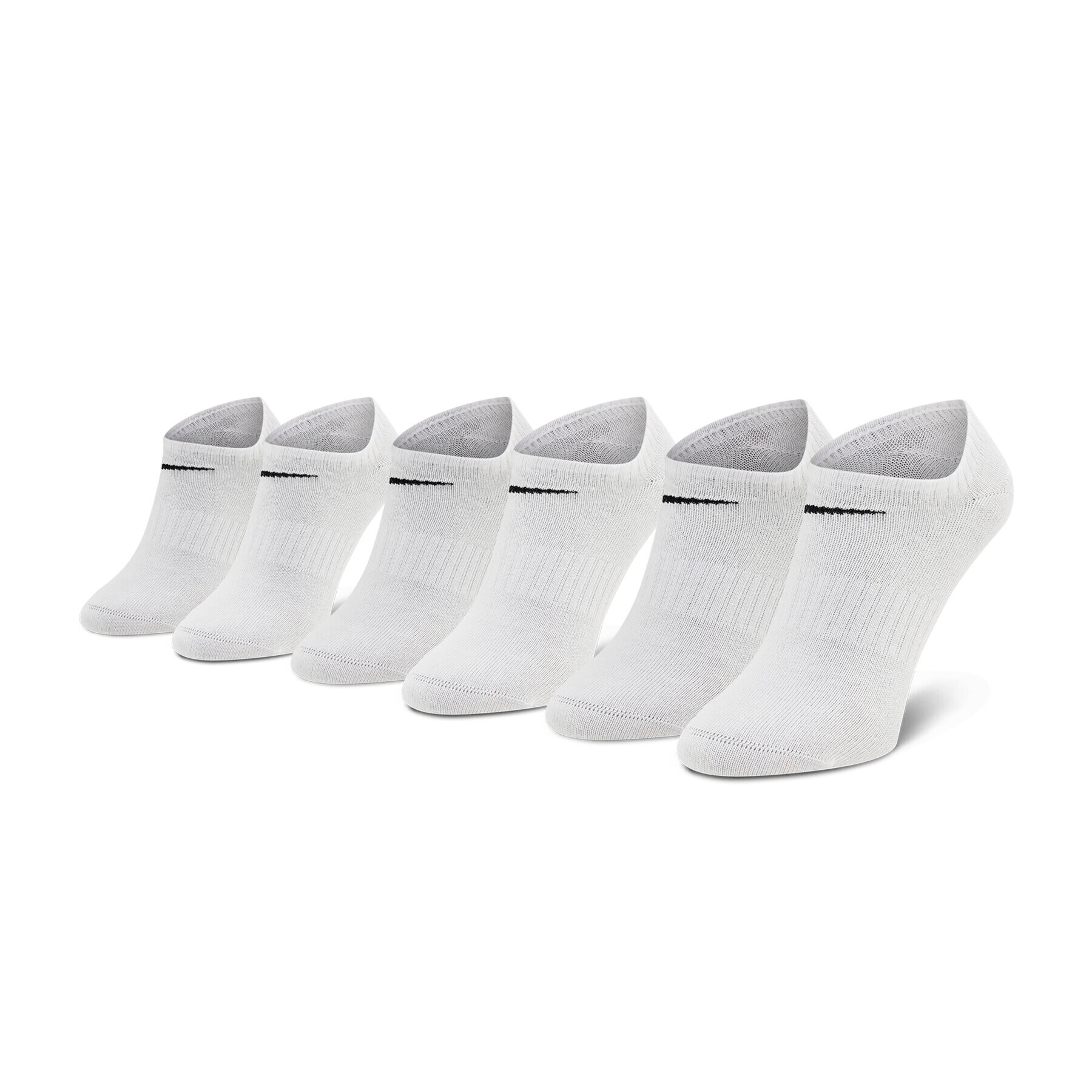 Nike Set de 3 perechi de șosete scurte pentru bărbați SX7678 100 Alb - Pled.ro