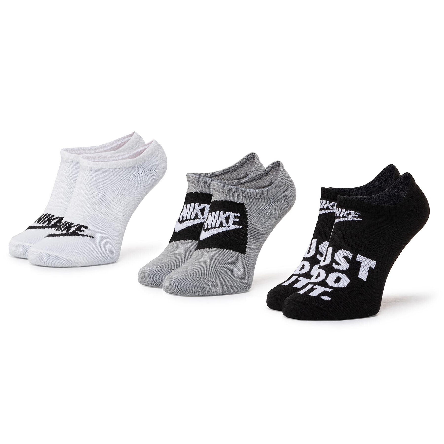 Nike Set de 3 perechi de șosete scurte pentru copii SK0054 908 Negru - Pled.ro