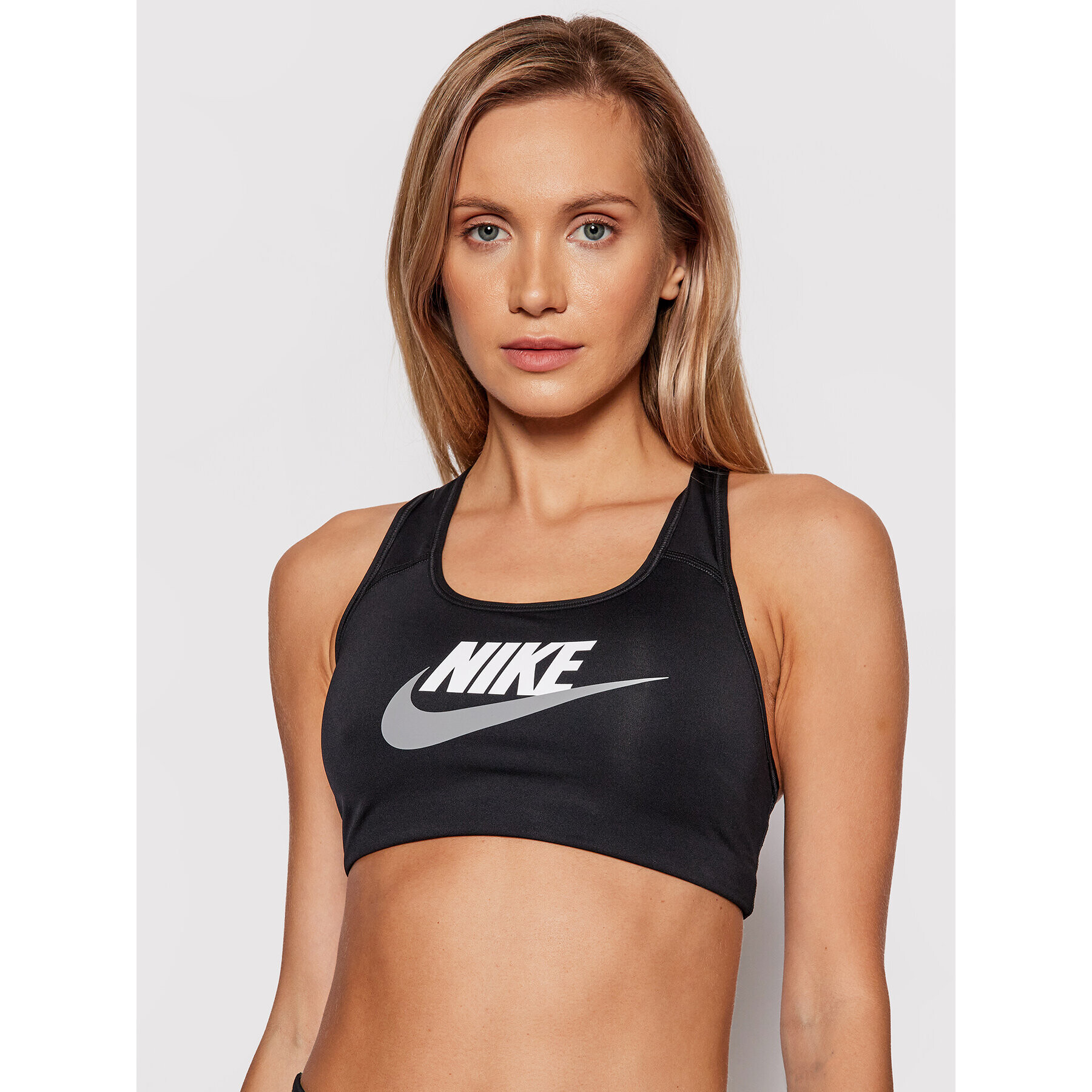 Nike Sutien sport Dri-Fit Swoosh DM0579 Negru - Pled.ro