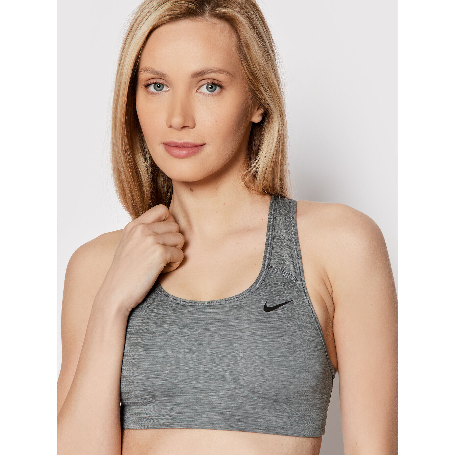 Nike Sutien sport Swoosh BV3630 Gri - Pled.ro