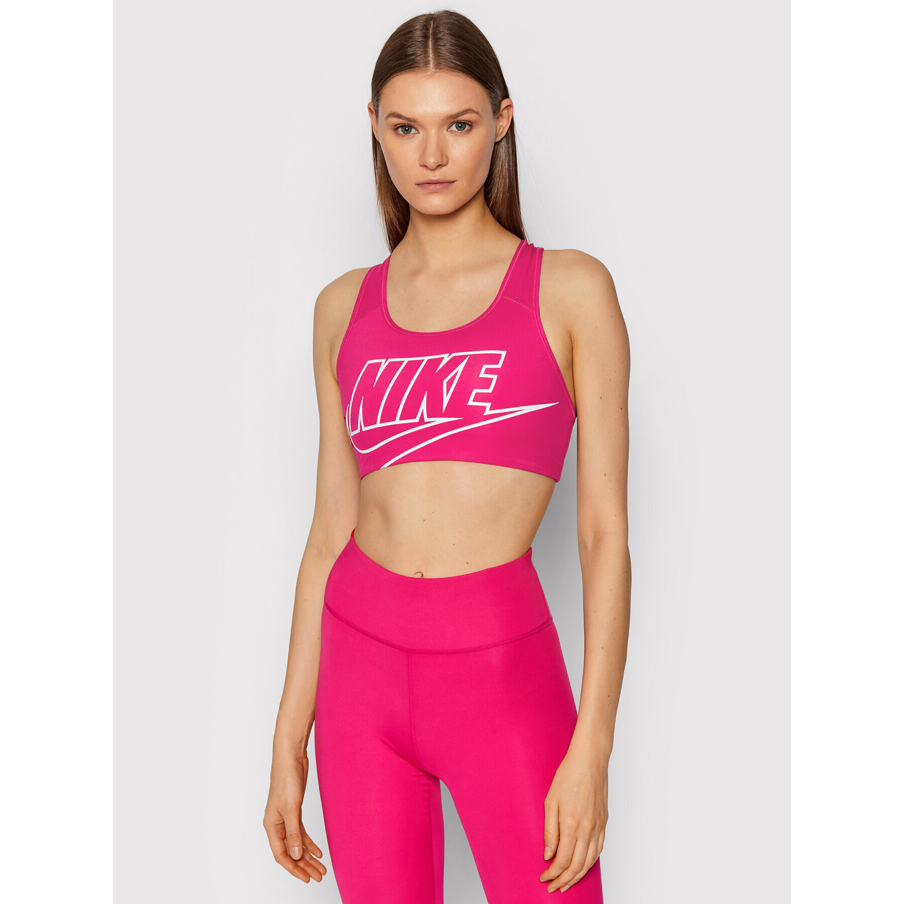 Nike Sutien sport Swoosh BV3643 Roz - Pled.ro