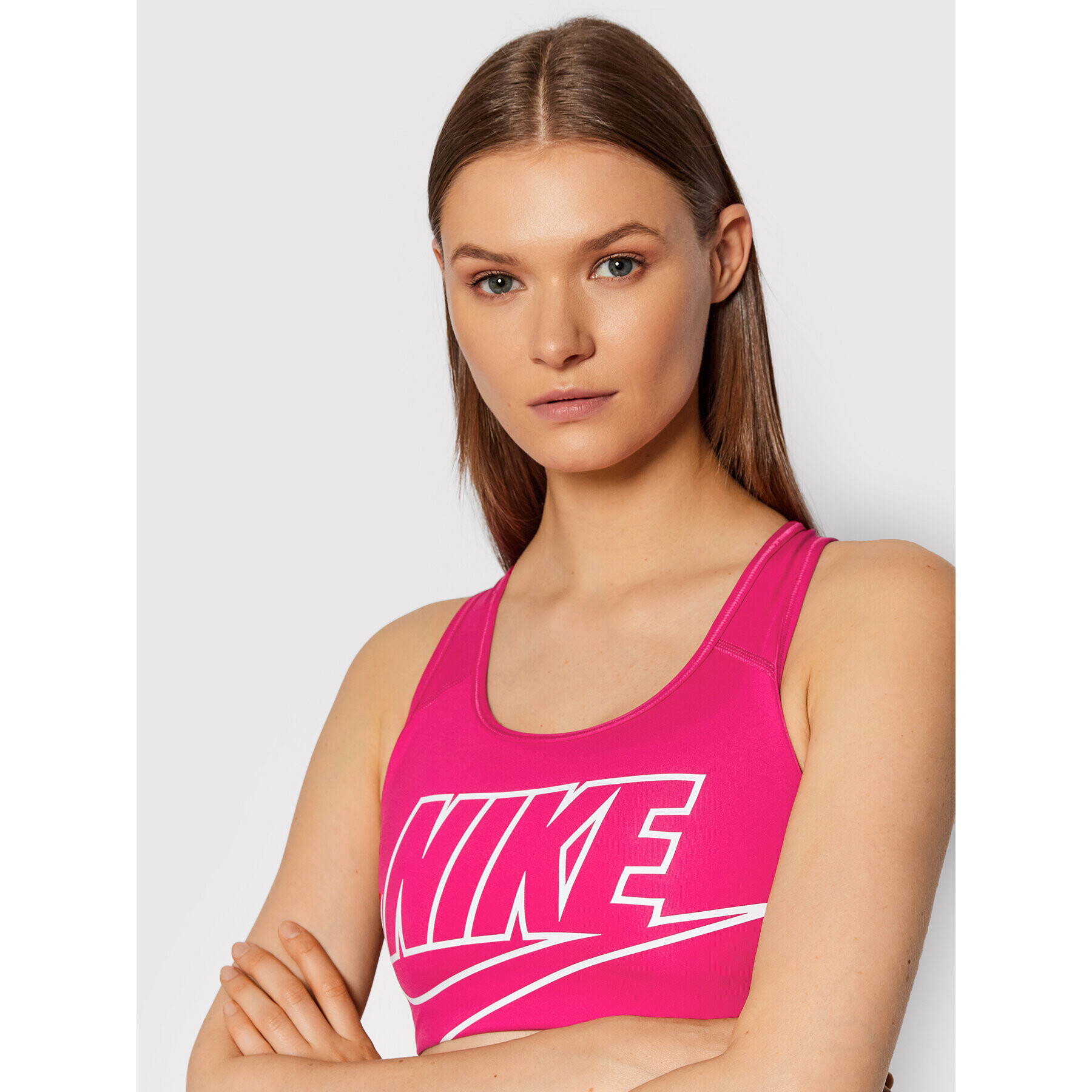 Nike Sutien sport Swoosh BV3643 Roz - Pled.ro