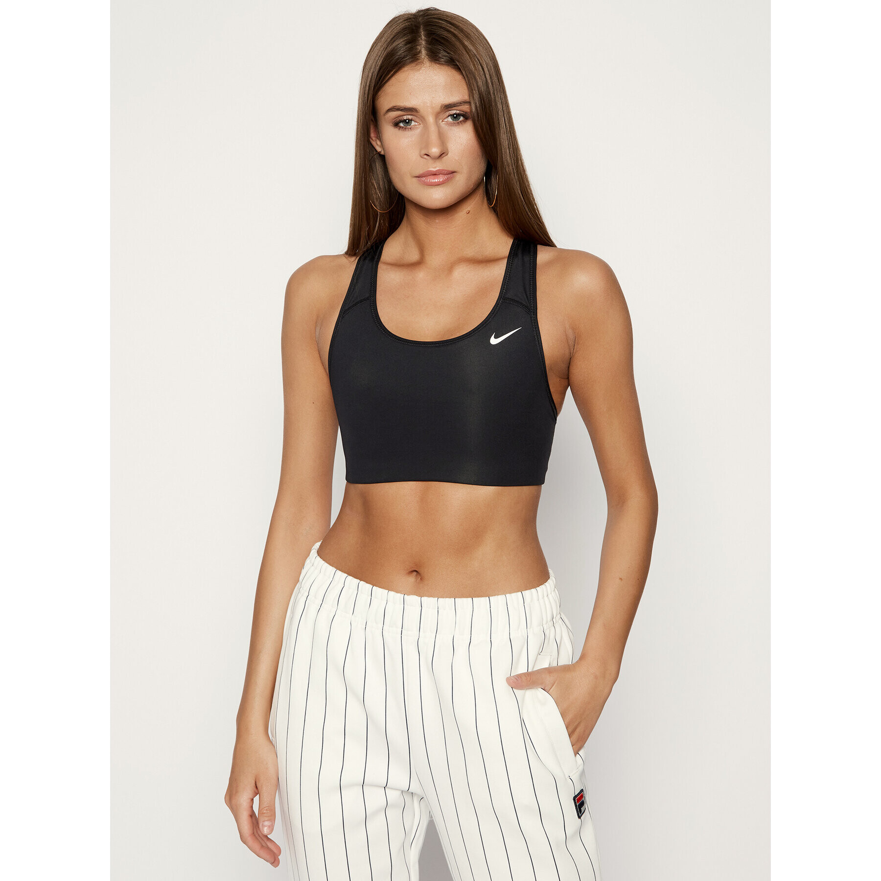 Nike Sutien top Swoosh Bra Non Pad BV3630 Negru - Pled.ro