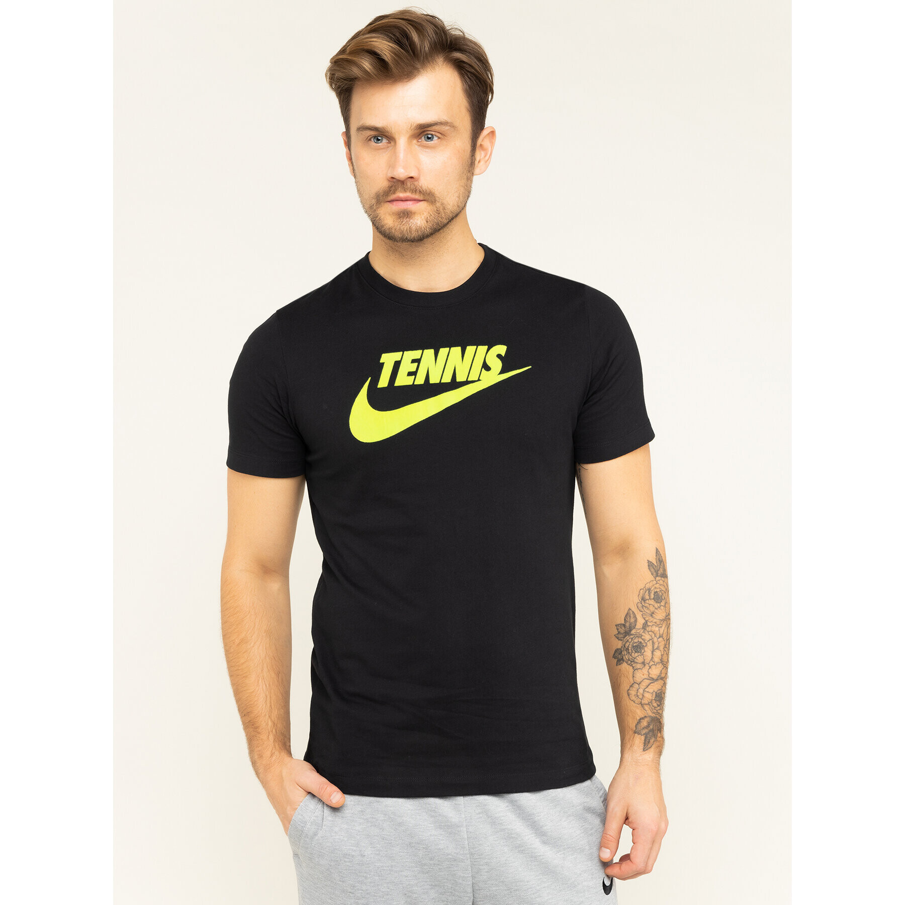 Nike Tricou Court CJ0429 Negru Standard Fit - Pled.ro