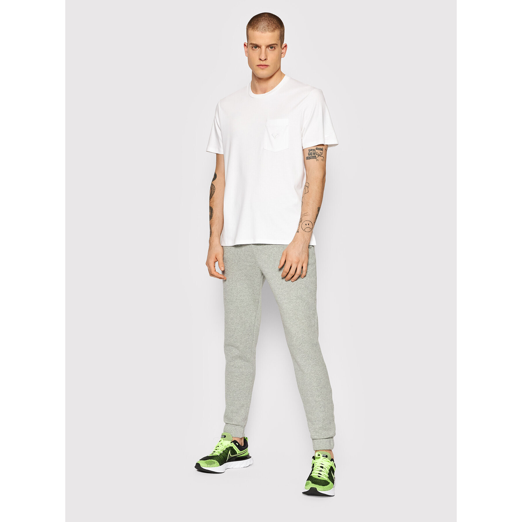 Nike Tricou Court Rafa CZ0387 Alb Regular Fit - Pled.ro