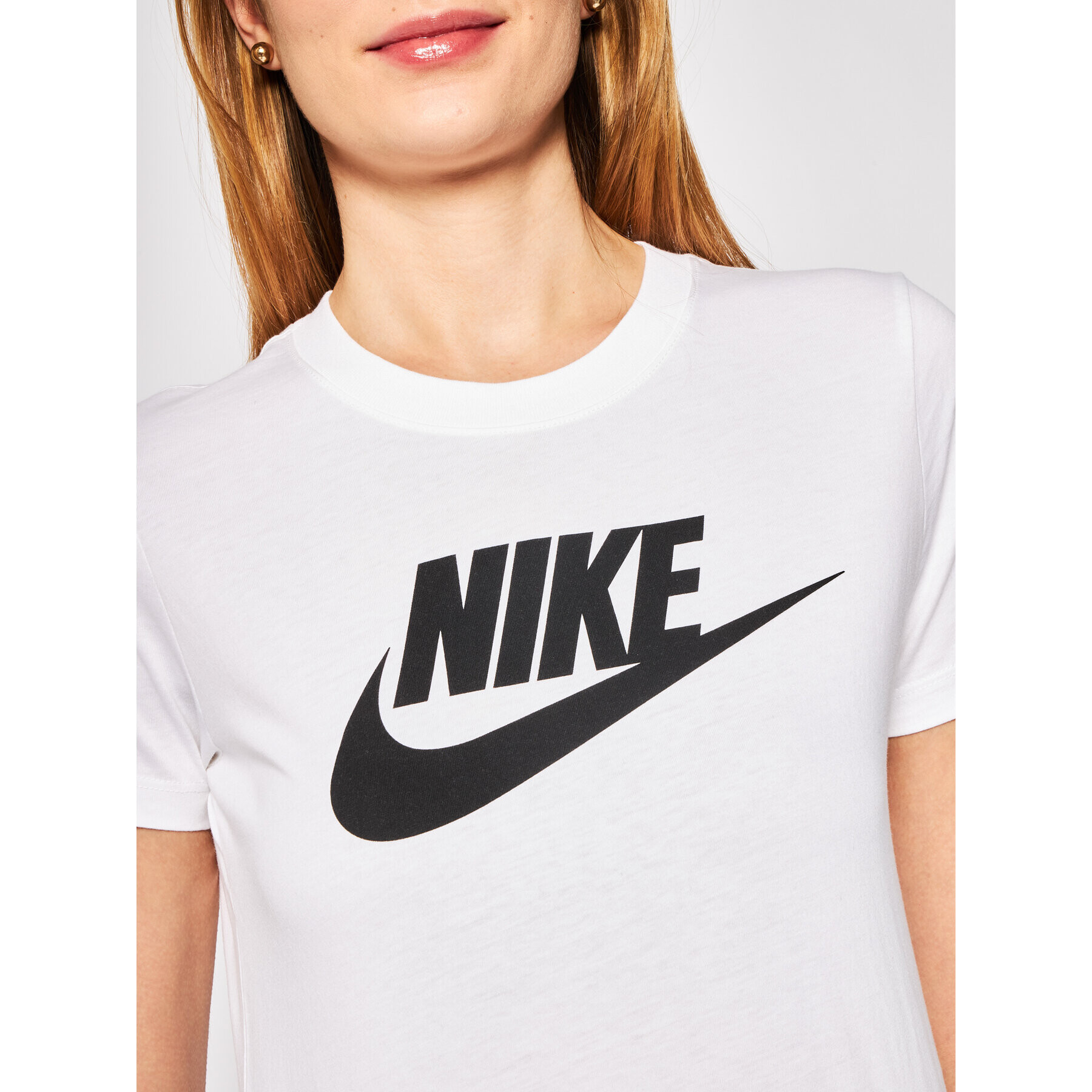 Nike Tricou Essential BV6169 Alb Regular Fit - Pled.ro