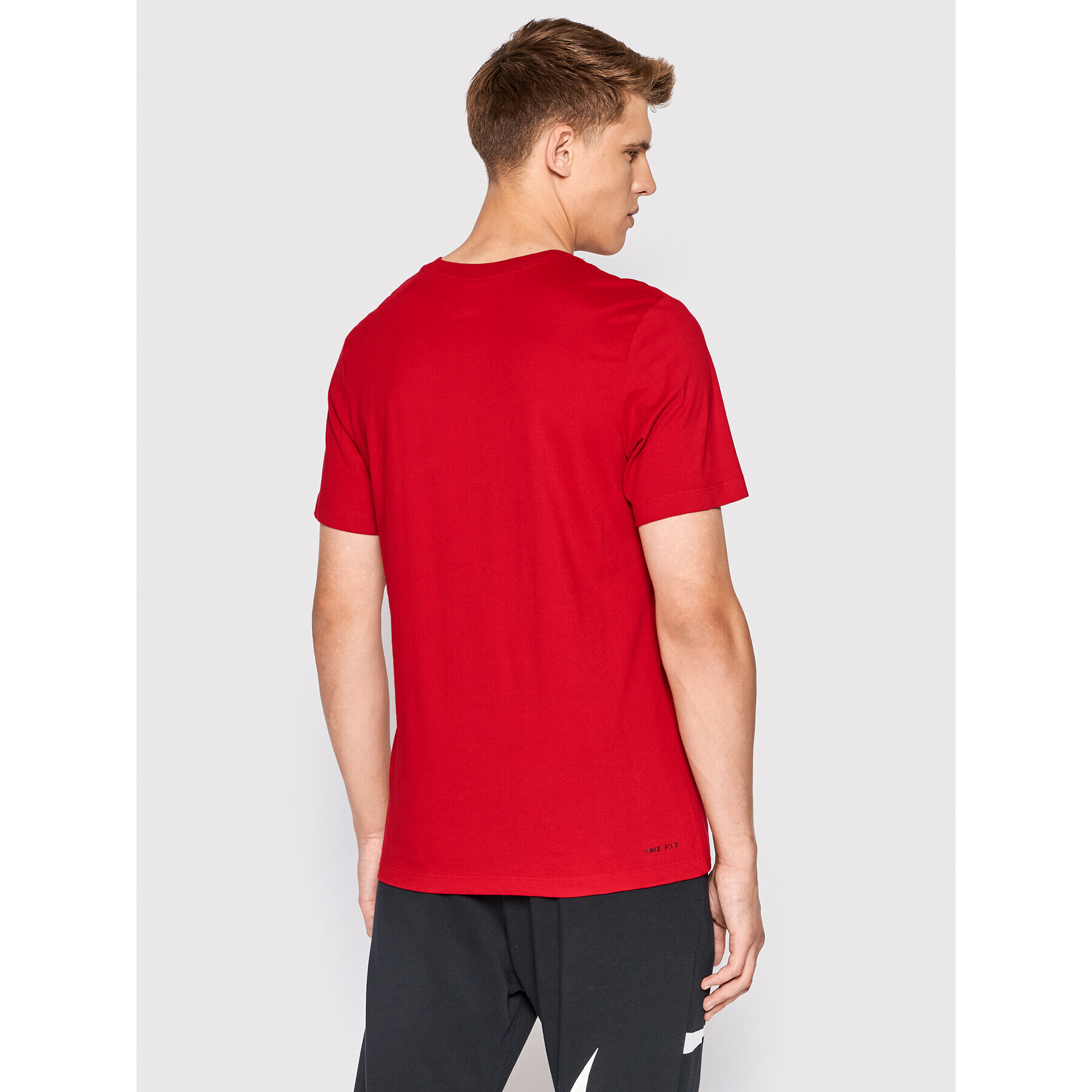 Nike Tricou Jordan Air DH8924 Roșu Regular Fit - Pled.ro