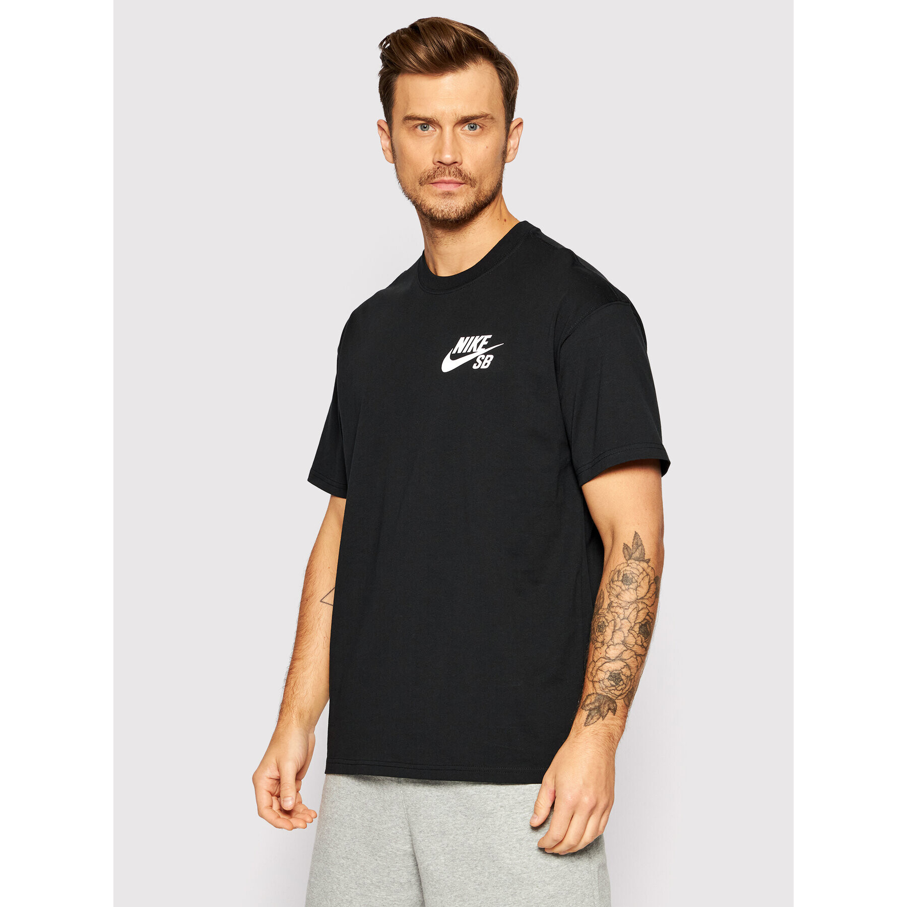 Nike Tricou SB Icon DC7817 Negru Loose Fit - Pled.ro