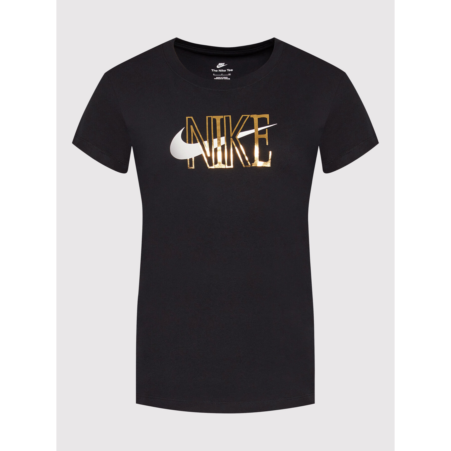 Nike Tricou Shine DM2809 Negru Regular Fit - Pled.ro