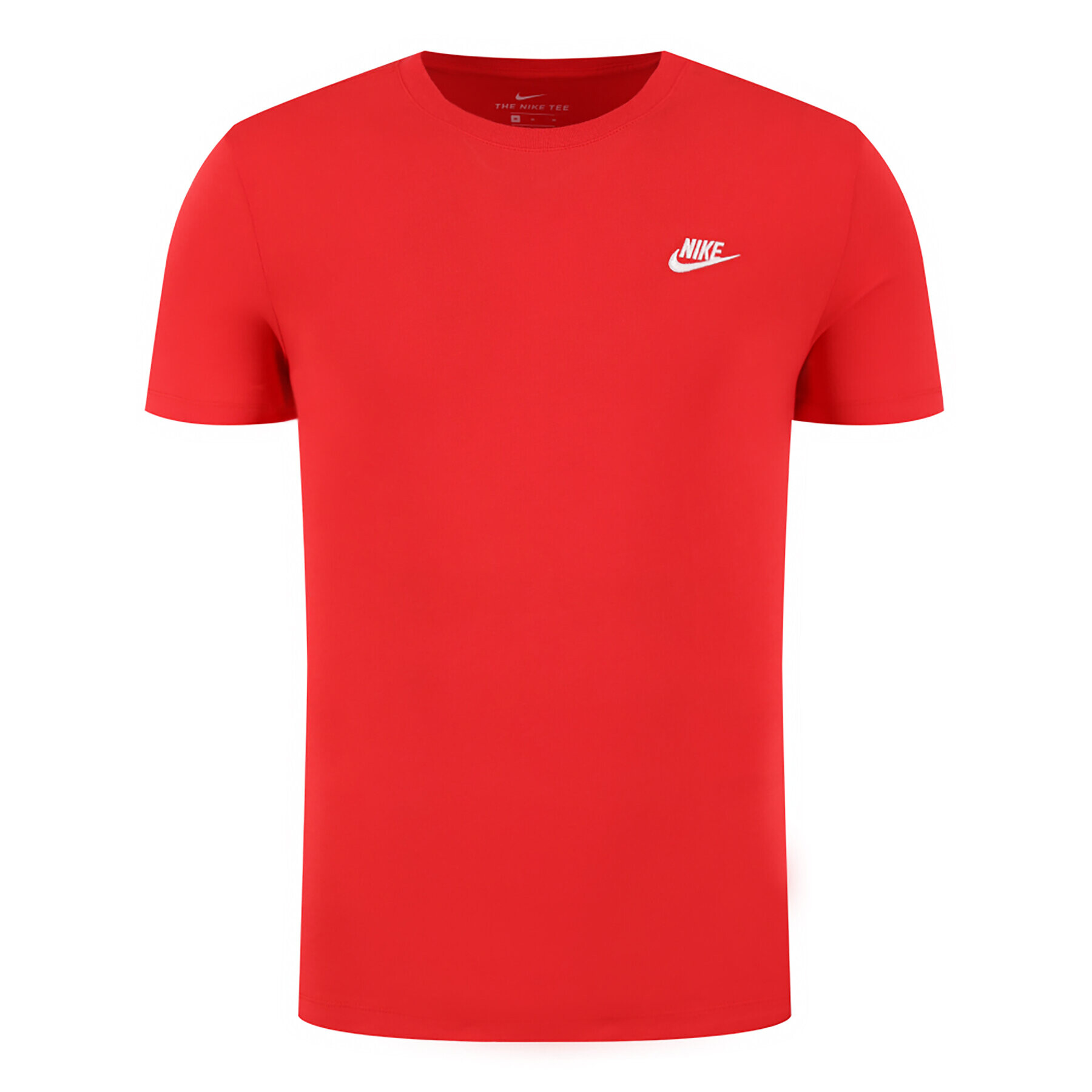 Nike Tricou Sportswear Club AR4997 Roșu Regular Fit - Pled.ro