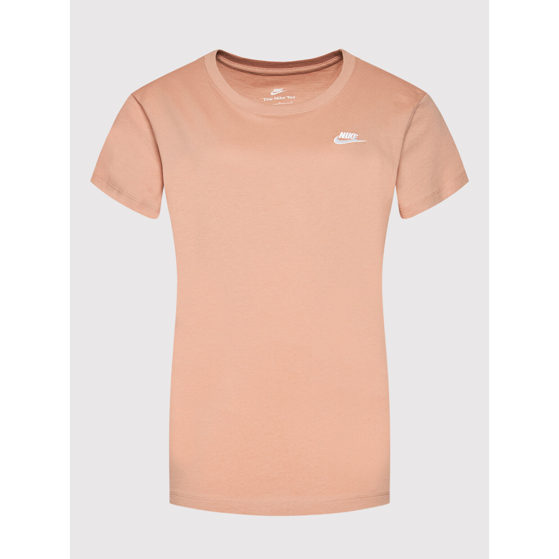 Nike Tricou Sportswear Club DN2393 Roz Relaxed Fit - Pled.ro