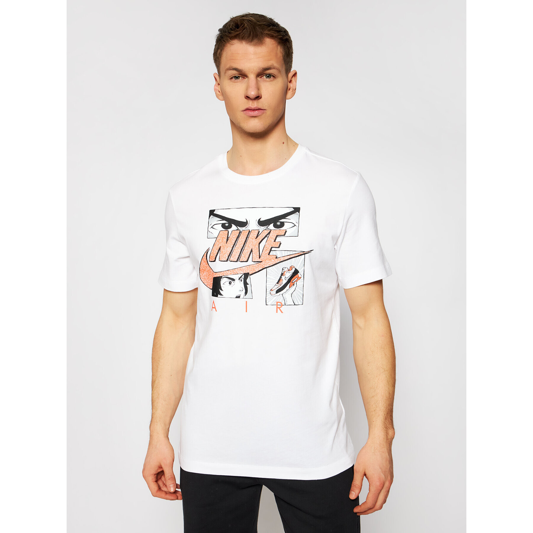 Nike Tricou Sportswear DB6151 Alb Standard Fit - Pled.ro