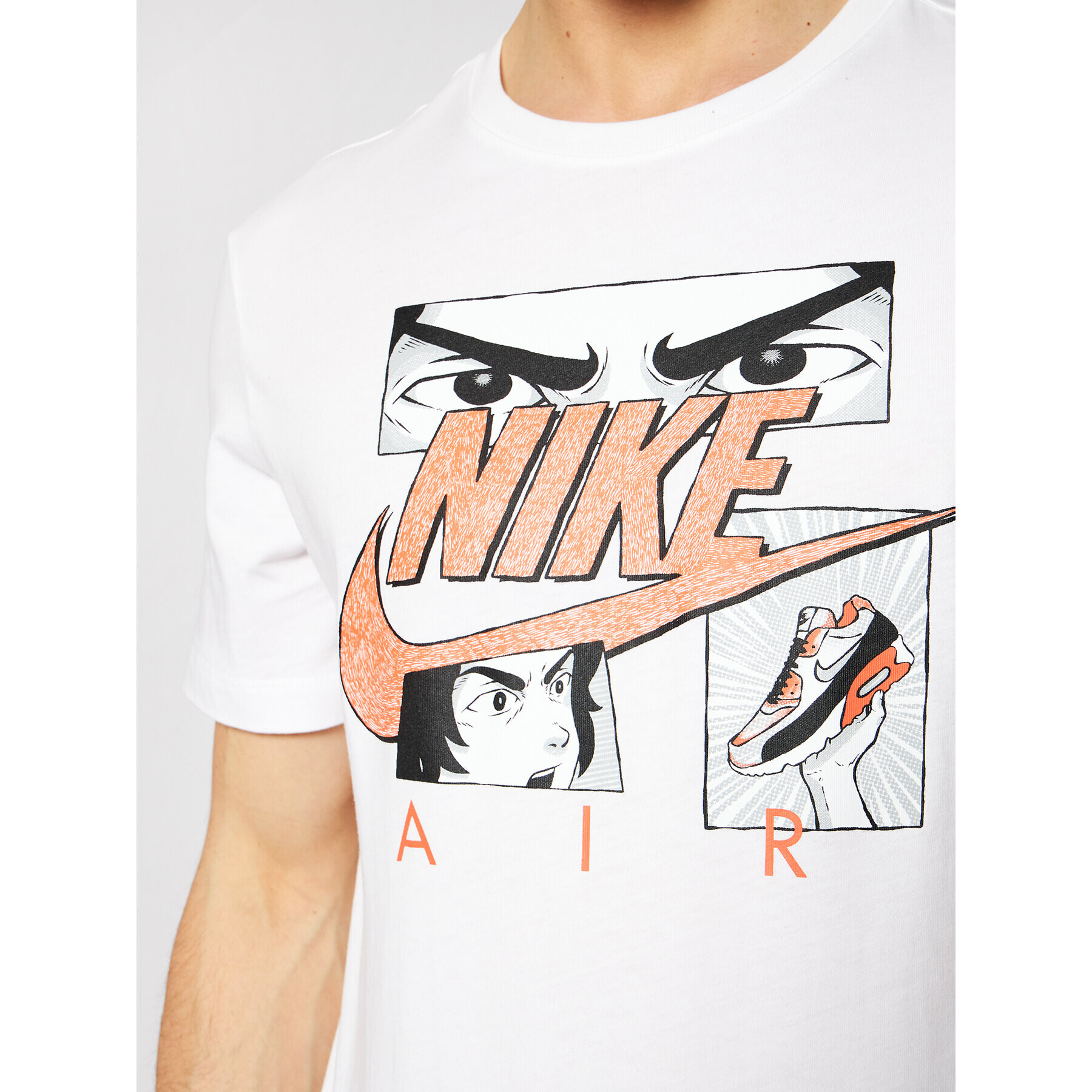 Nike Tricou Sportswear DB6151 Alb Standard Fit - Pled.ro