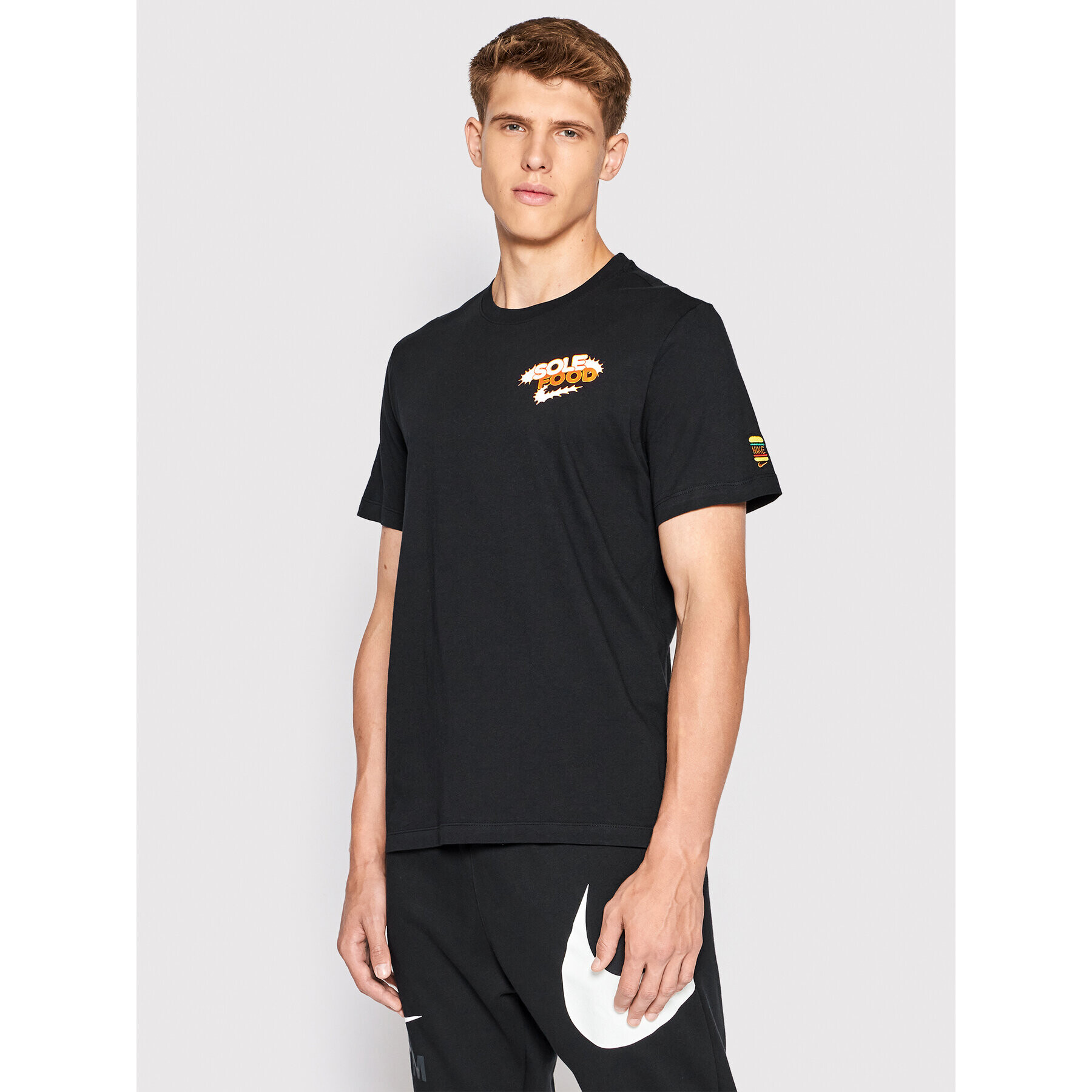 Nike Tricou Sportswear DN5177 Negru Regular Fit - Pled.ro