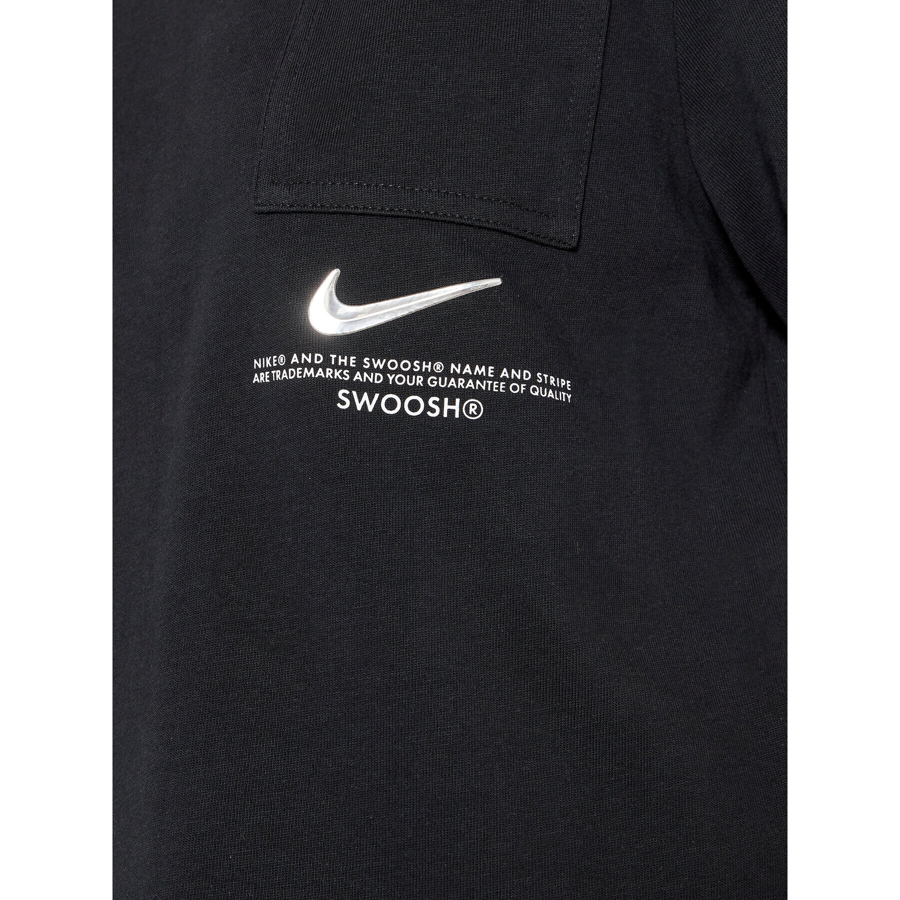 Nike Tricou Swoosh CZ8911 Negru Loose Fit - Pled.ro