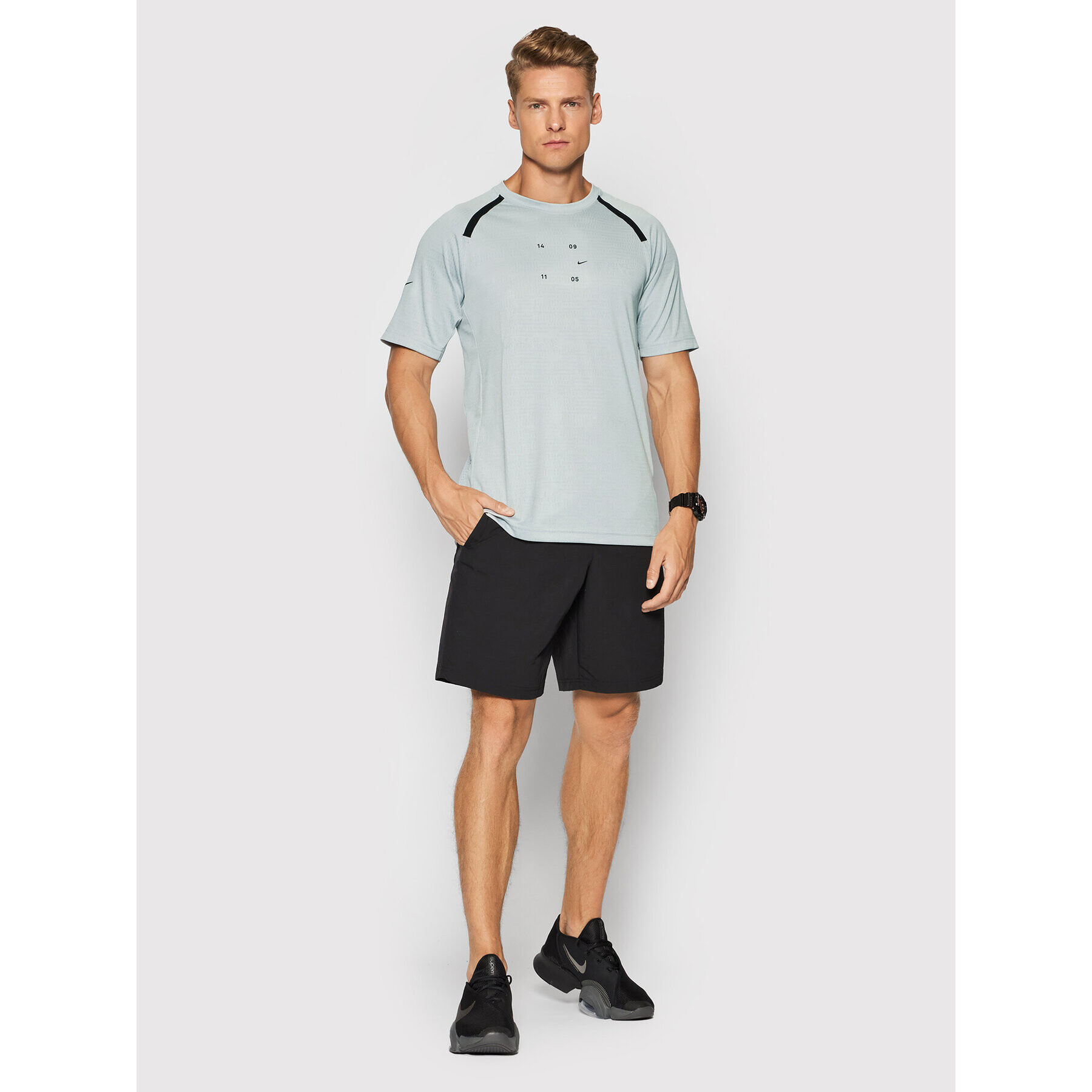 Nike Tricou Tech Pack CU3764 Gri Standard Fit - Pled.ro