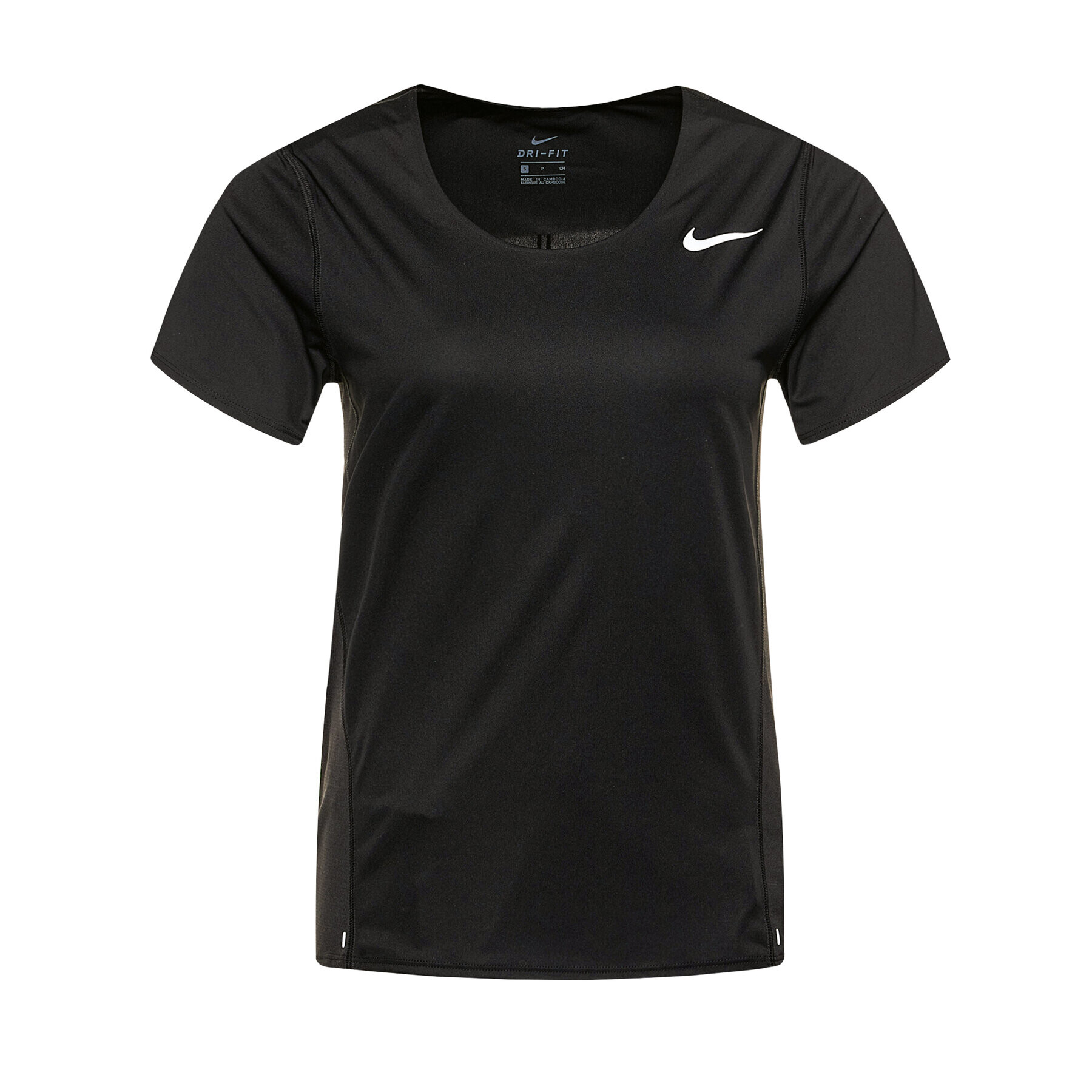 Nike Tricou tehnic City Sleek CJ9444 Negru Regular Fit - Pled.ro