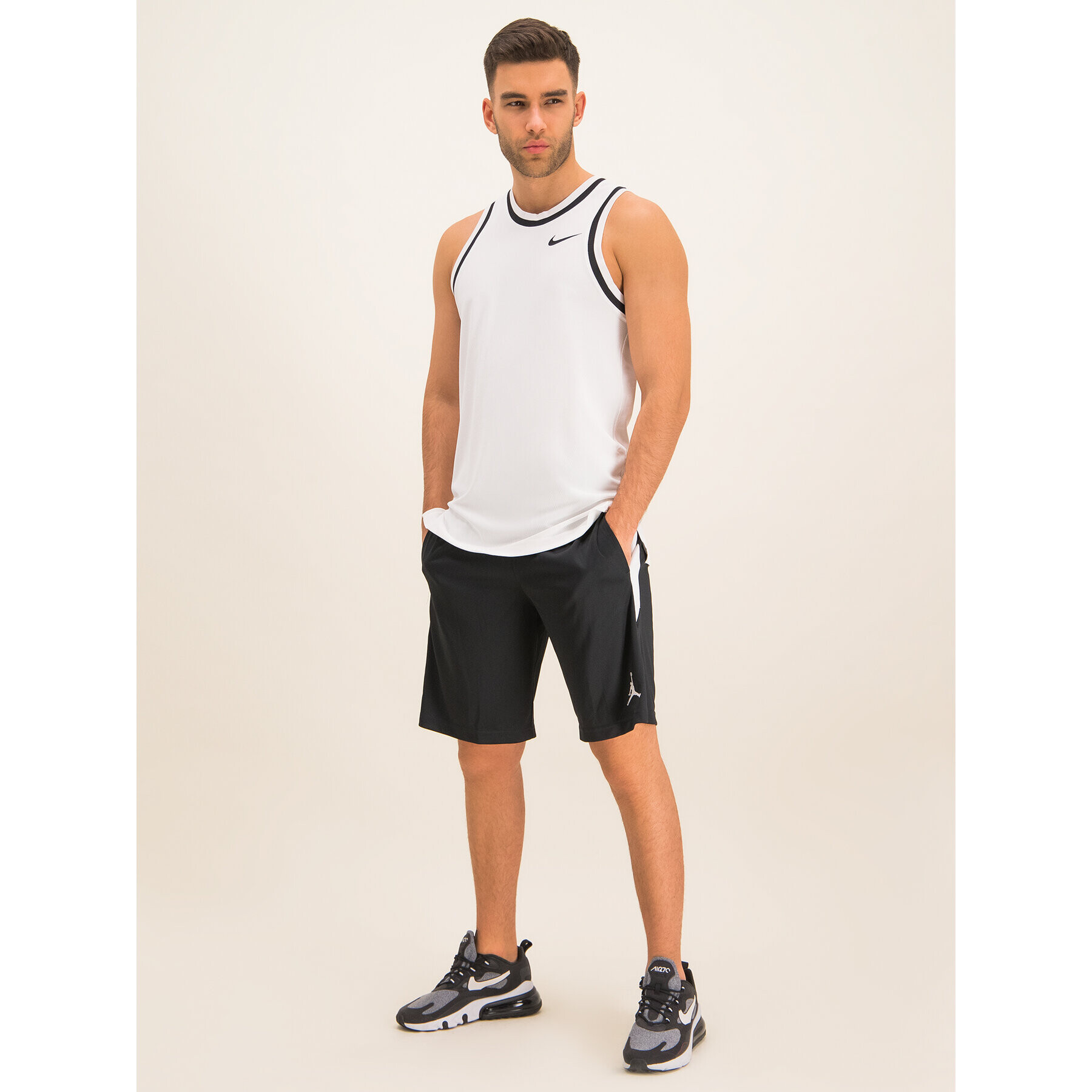 Nike Tricou tehnic Classic AQ5591 Alb Standard Fit - Pled.ro