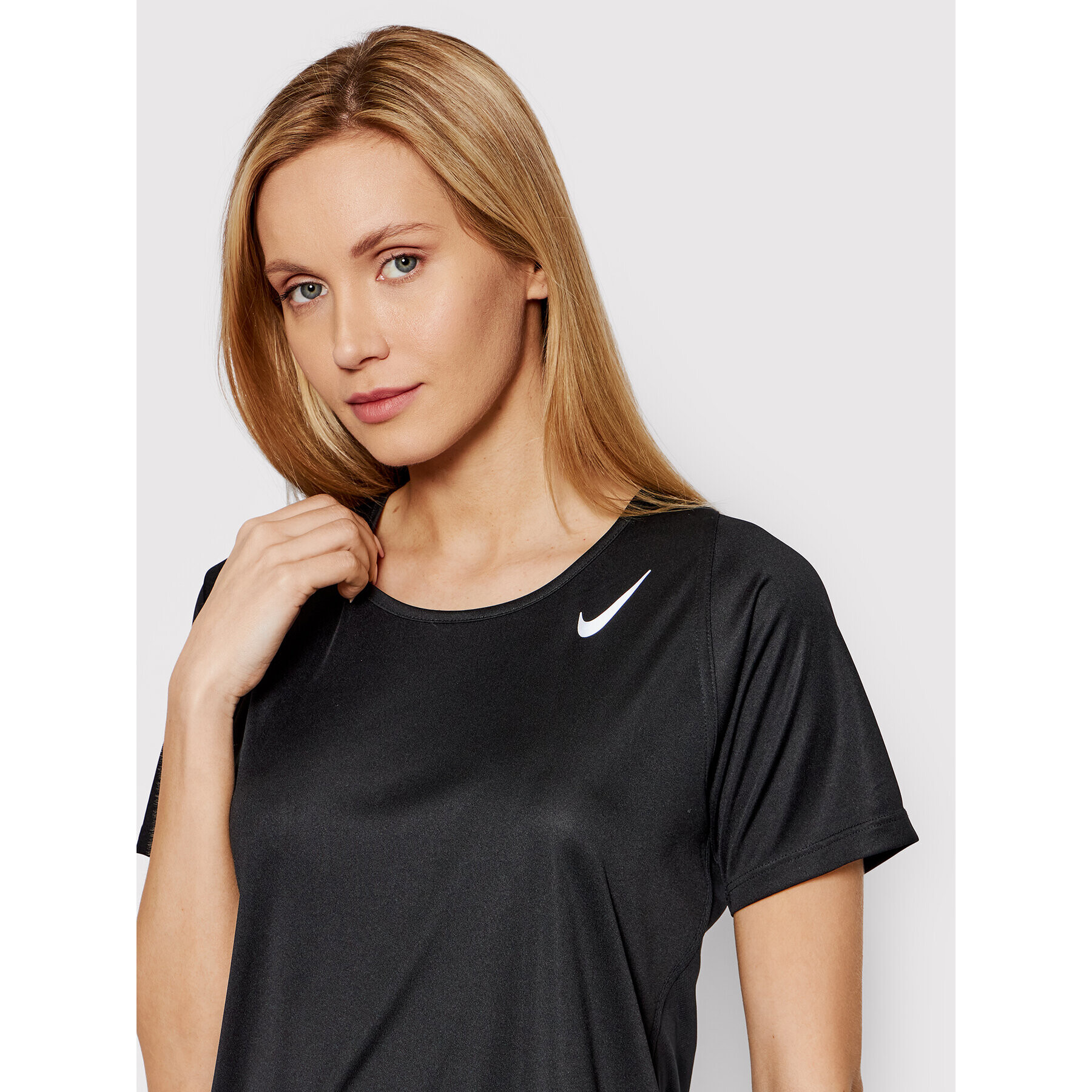 Nike Tricou tehnic Race DD5927 Negru Slim Fit - Pled.ro