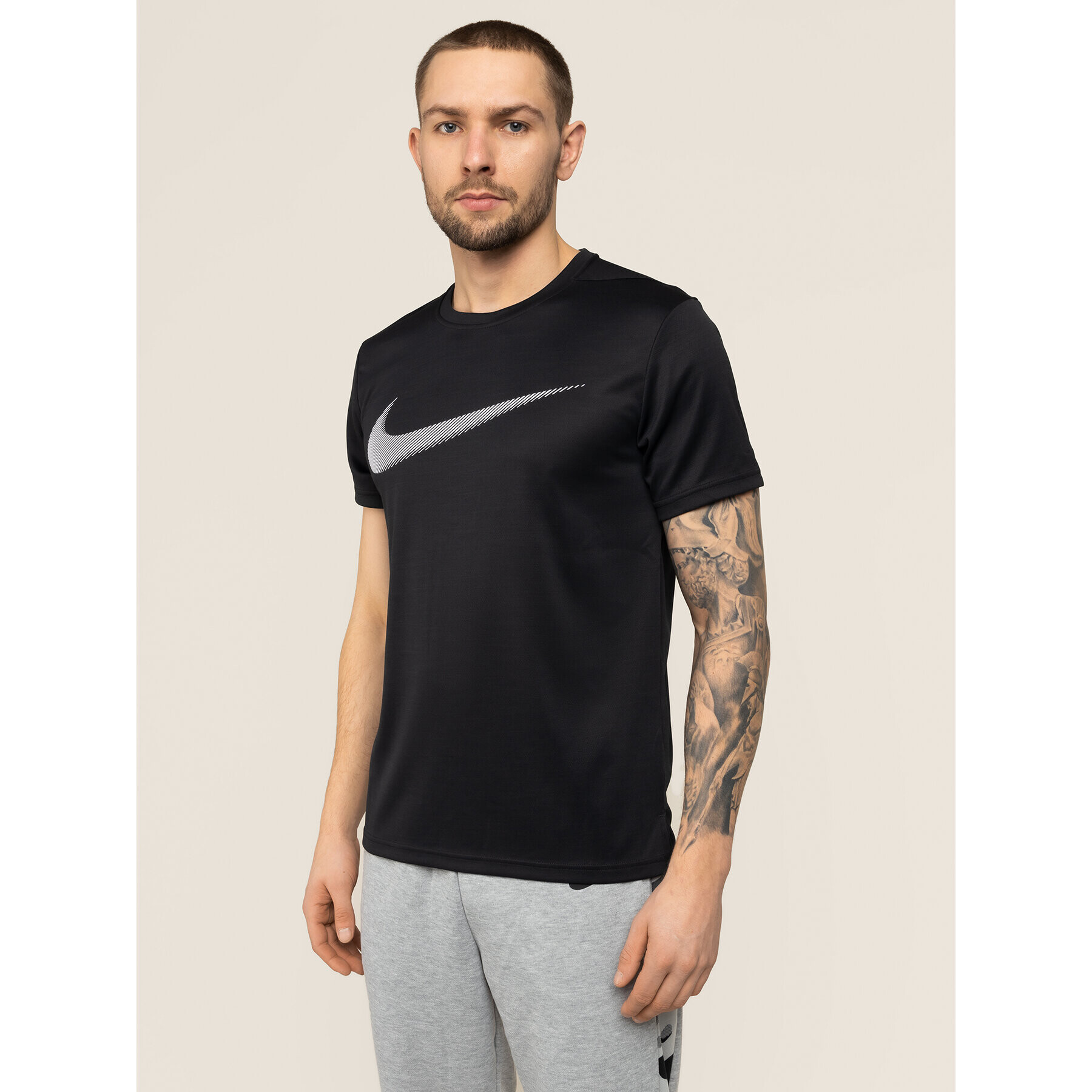 Nike Tricou tehnic Superset BV2873 Negru Standard Fit - Pled.ro